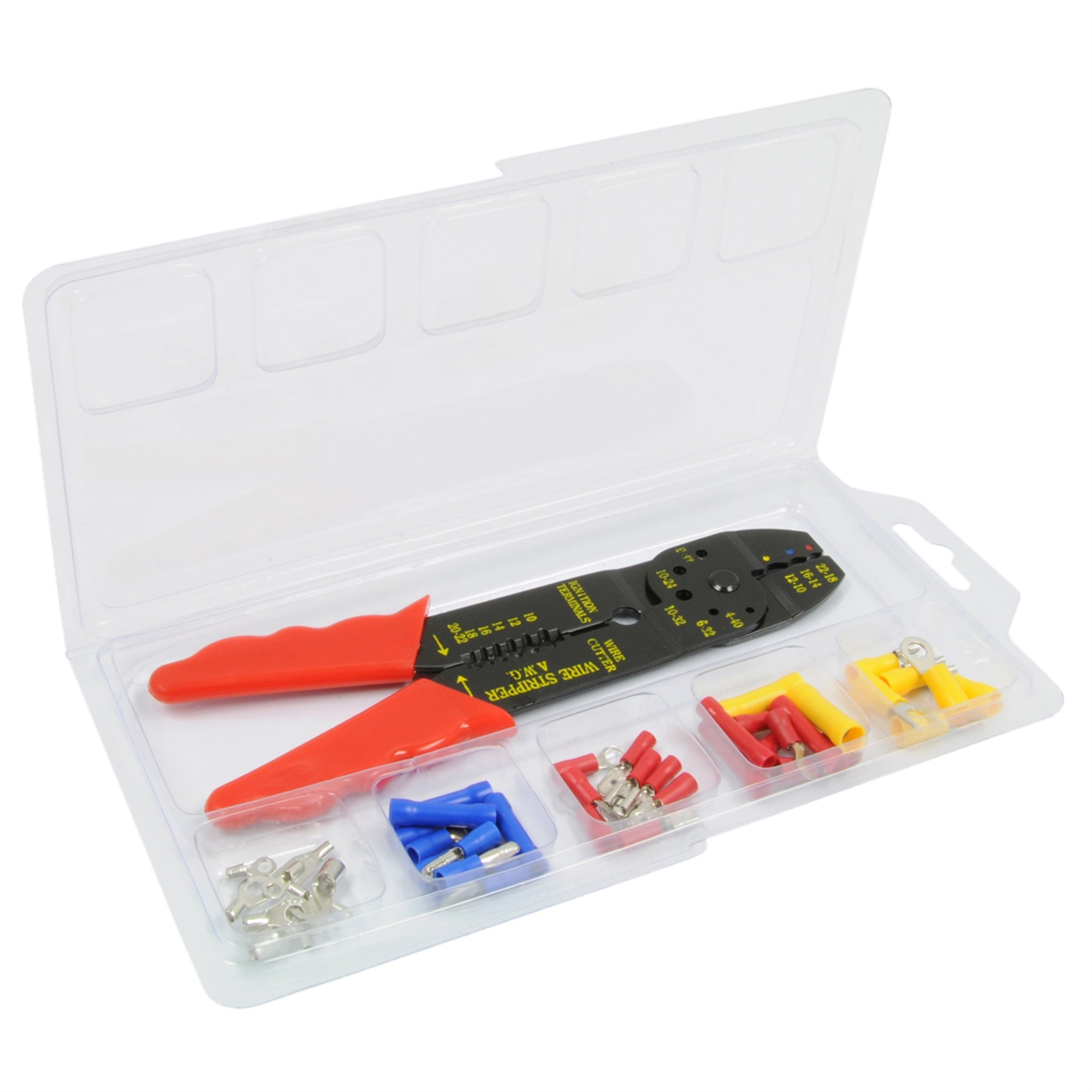 44 Piece Terminal Kit & Crimping Tool