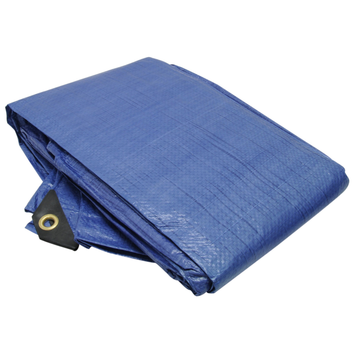 RoadPro RPTP-1012 Polyethylene Tarp with Reinforced Corners Multi-Use Canvas Cargo Cover 4-Mil 10 Feet X 12 Feet Rain Tarp Blue