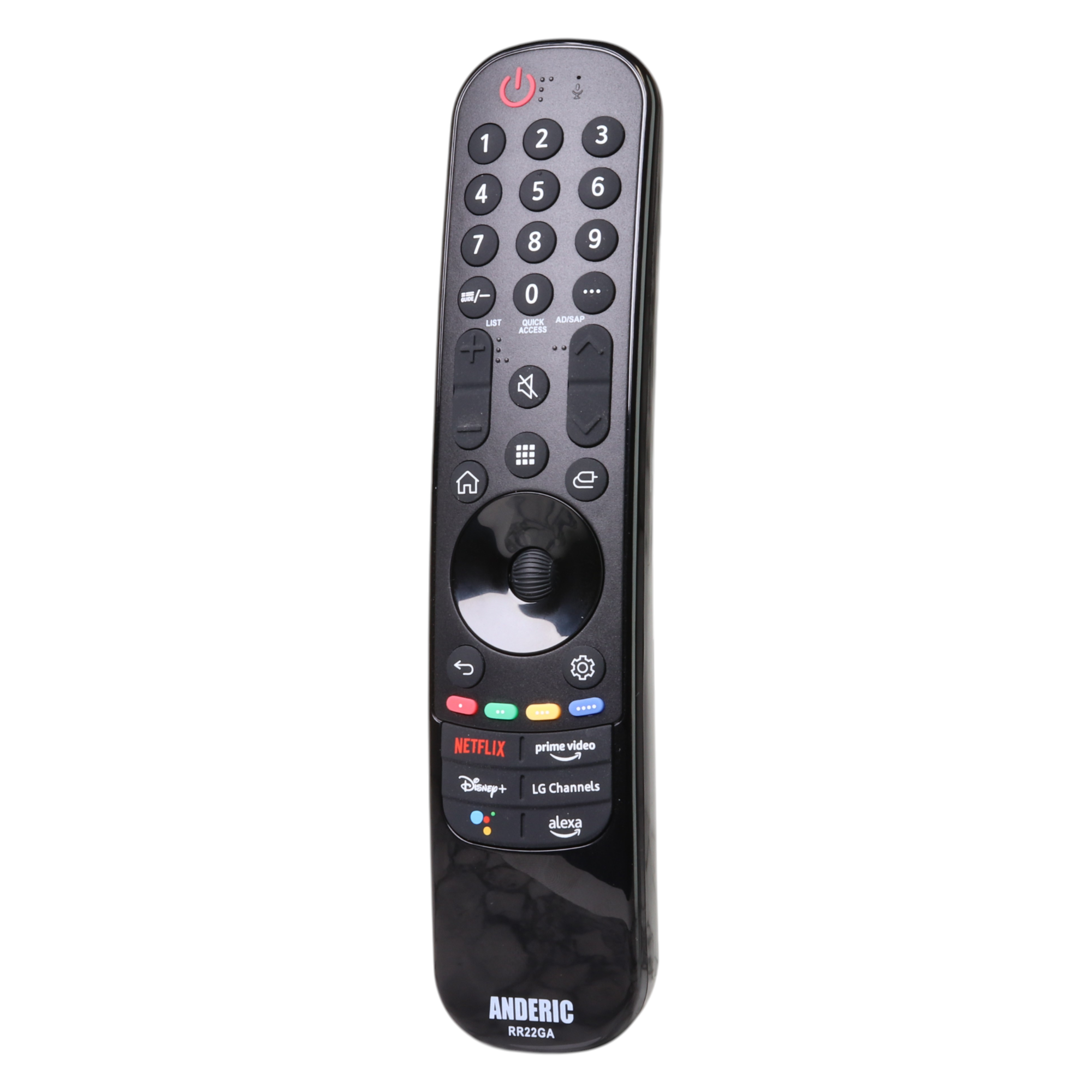Anderic RR22GA Replacement Magic Remote Control for LG Smart TV | No Voice / Mouse Function | AN-MR22GA, AN-MR21GA