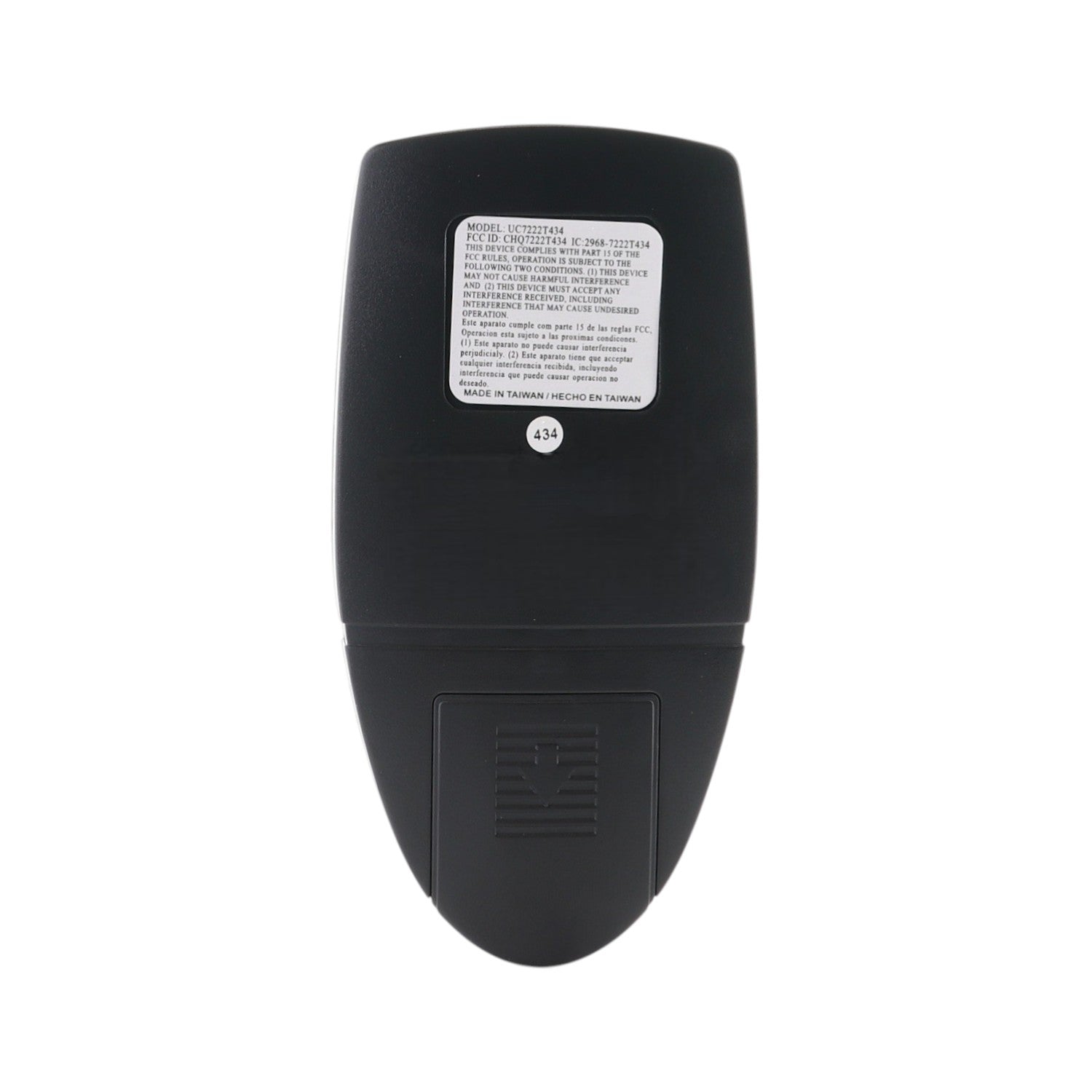Anderic RR7222T434 Ceiling Fan Remote Control for Home Decorators Collection & Hampton Bay | Altura 68 In | UC7222T | CHQ7222T | Reverse | 434 MHz |