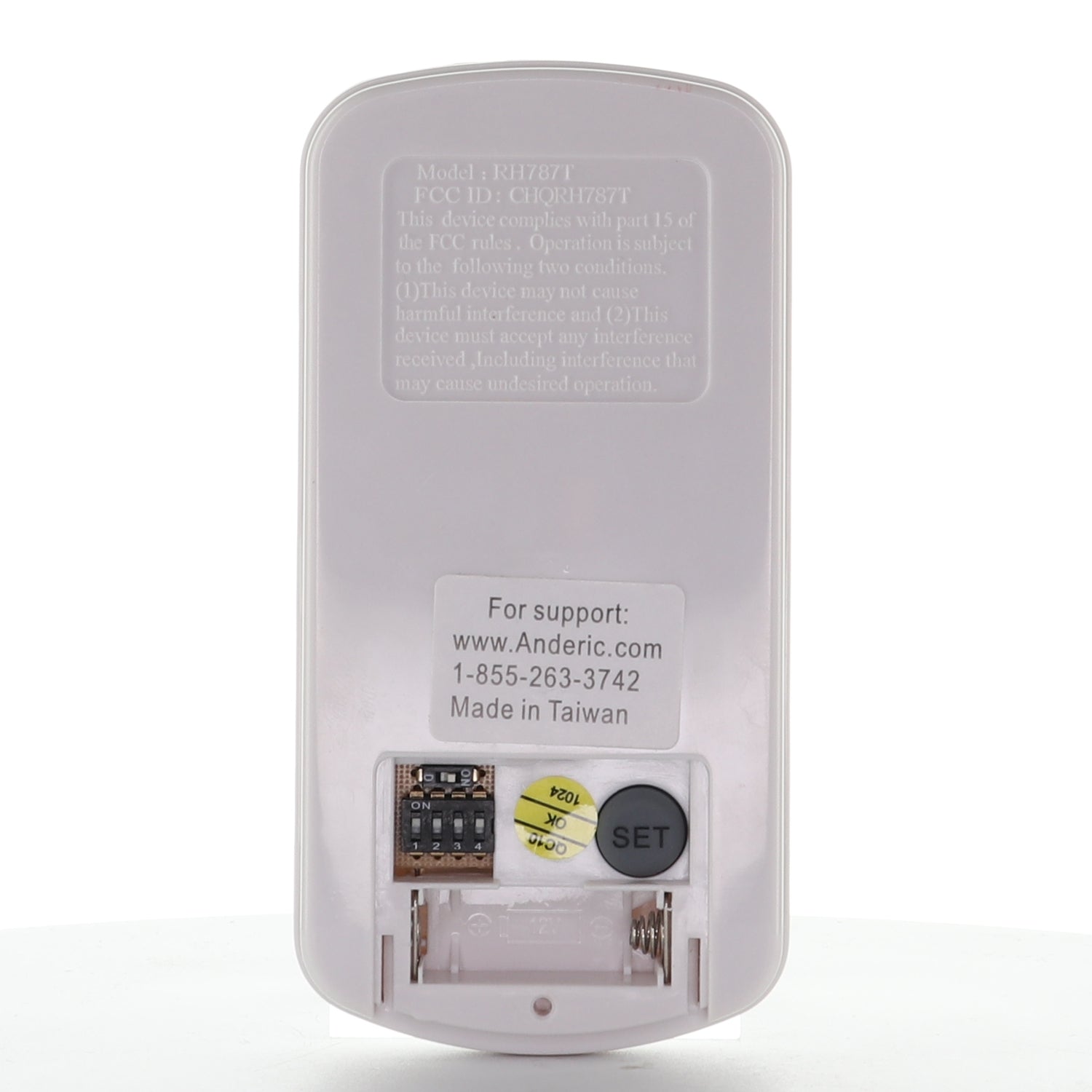 Anderic RR787T Replacement Ceiling Fan Remote Control for Casablanca DC Fans with 6-Speeds | RH787T, UC787T