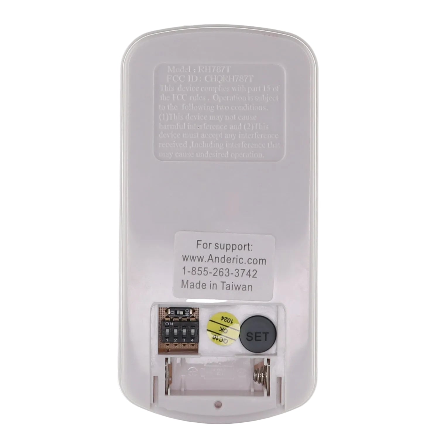 Anderic RR787T Replacement Ceiling Fan Remote Control for Casablanca DC Fans with 6-Speeds | TR29 | RH787T | UC787T | CHQRH787T [RR787T]