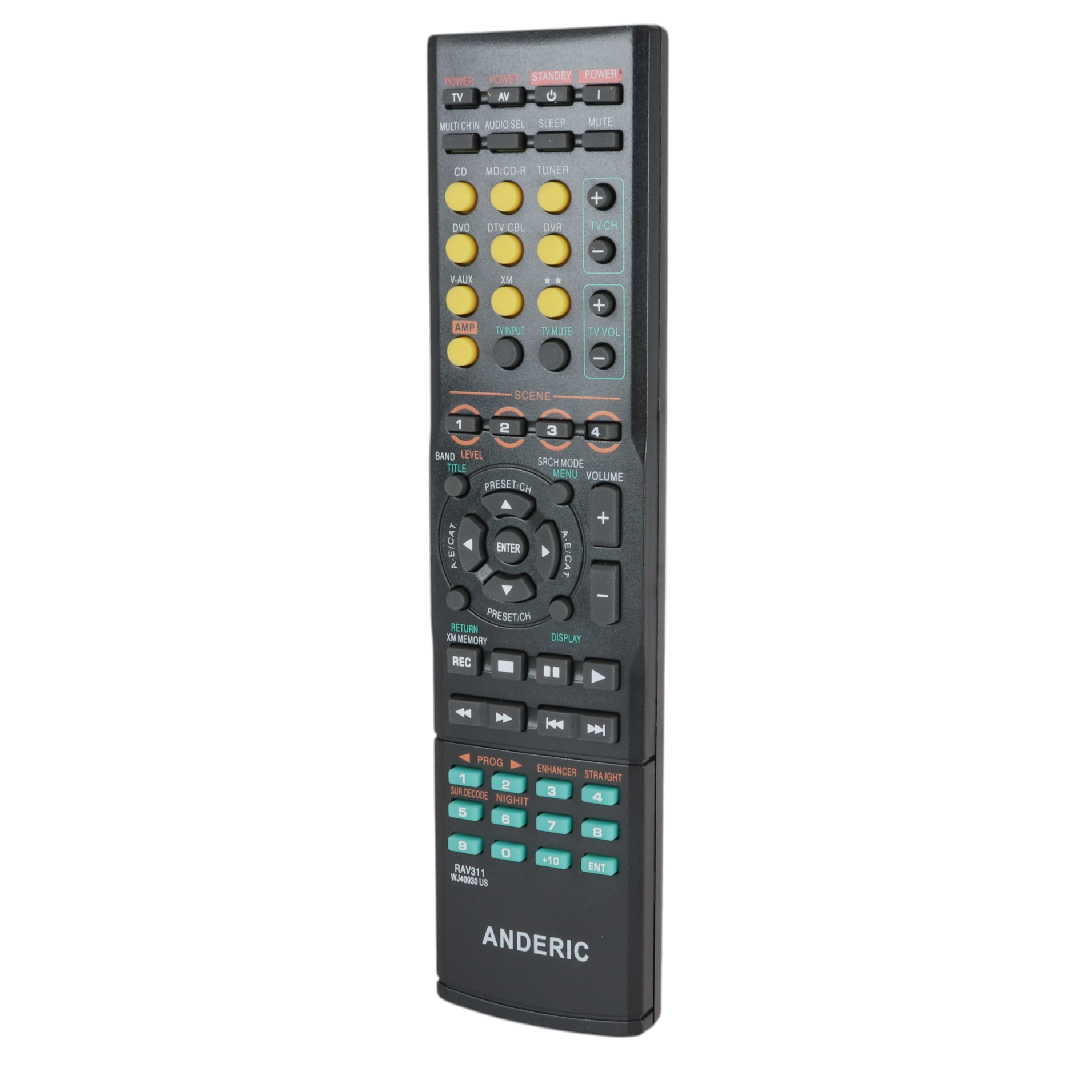 Anderic RRAV311 Replacement Receiver Remote Control for Yamaha RAV311 and others