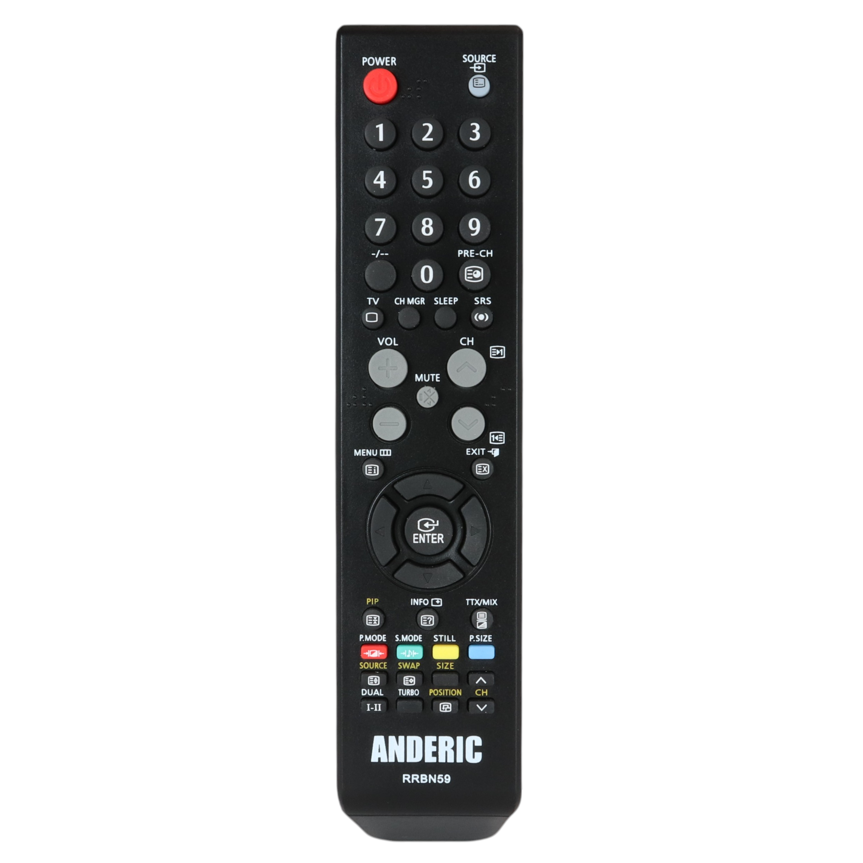 Anderic RRBN59 Replacement Remote Control for Samsung TV