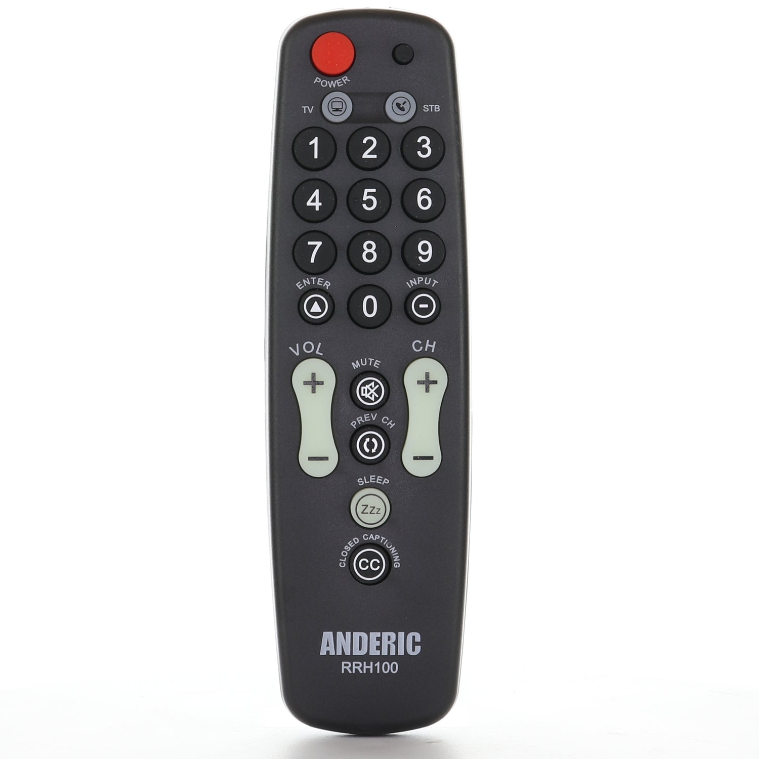 Anderic Substitute for RCA RCRPS02GR 1-Device Universal Remote Control [RRH100]