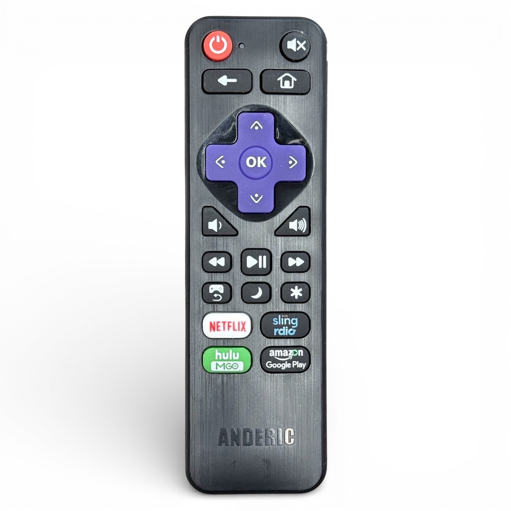 Anderic Substitute for Sharp LC-RCRCA-20 Roku TV Remote Control 398GR10BESPN005 [RRLC16]