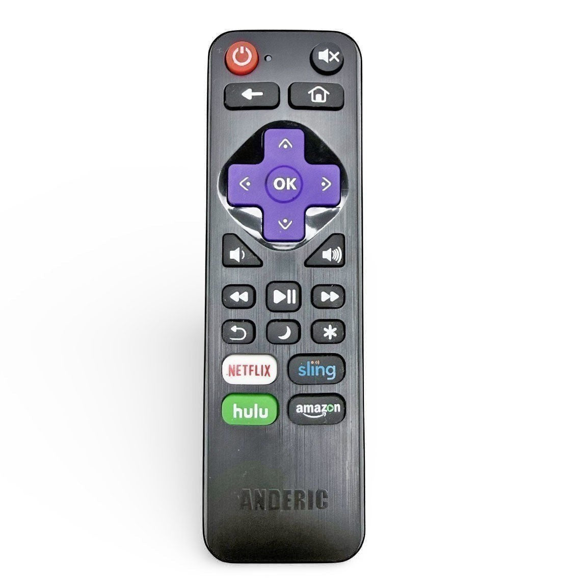 Anderic Substitute for RCA RC-AFIR ROKU TV Remote Control [RRLF16]