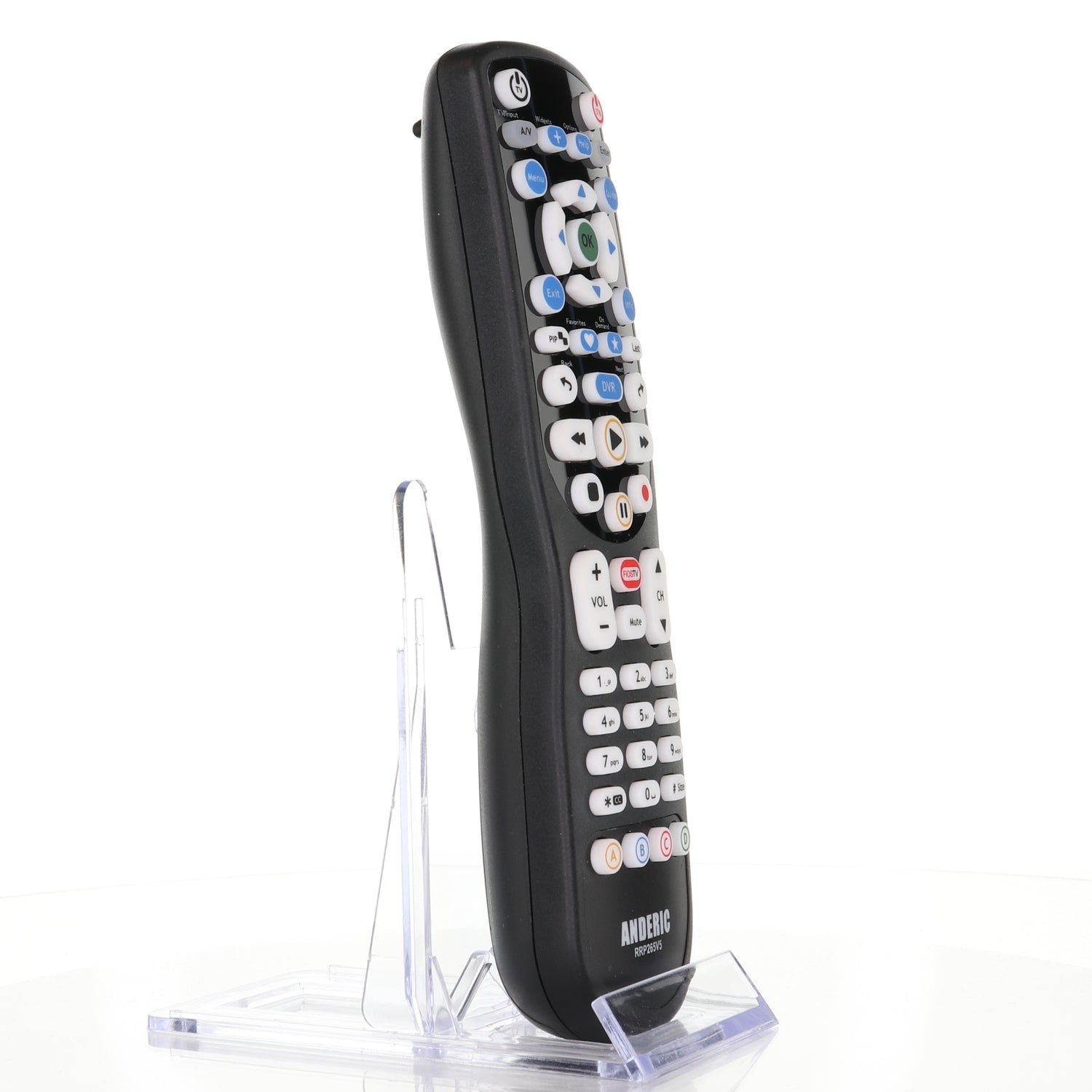 Anderic RRP265V5 Replacement 2-Device Universal Remote Control for Verizon FiOS Cable - P265v5 [RRP265V5]