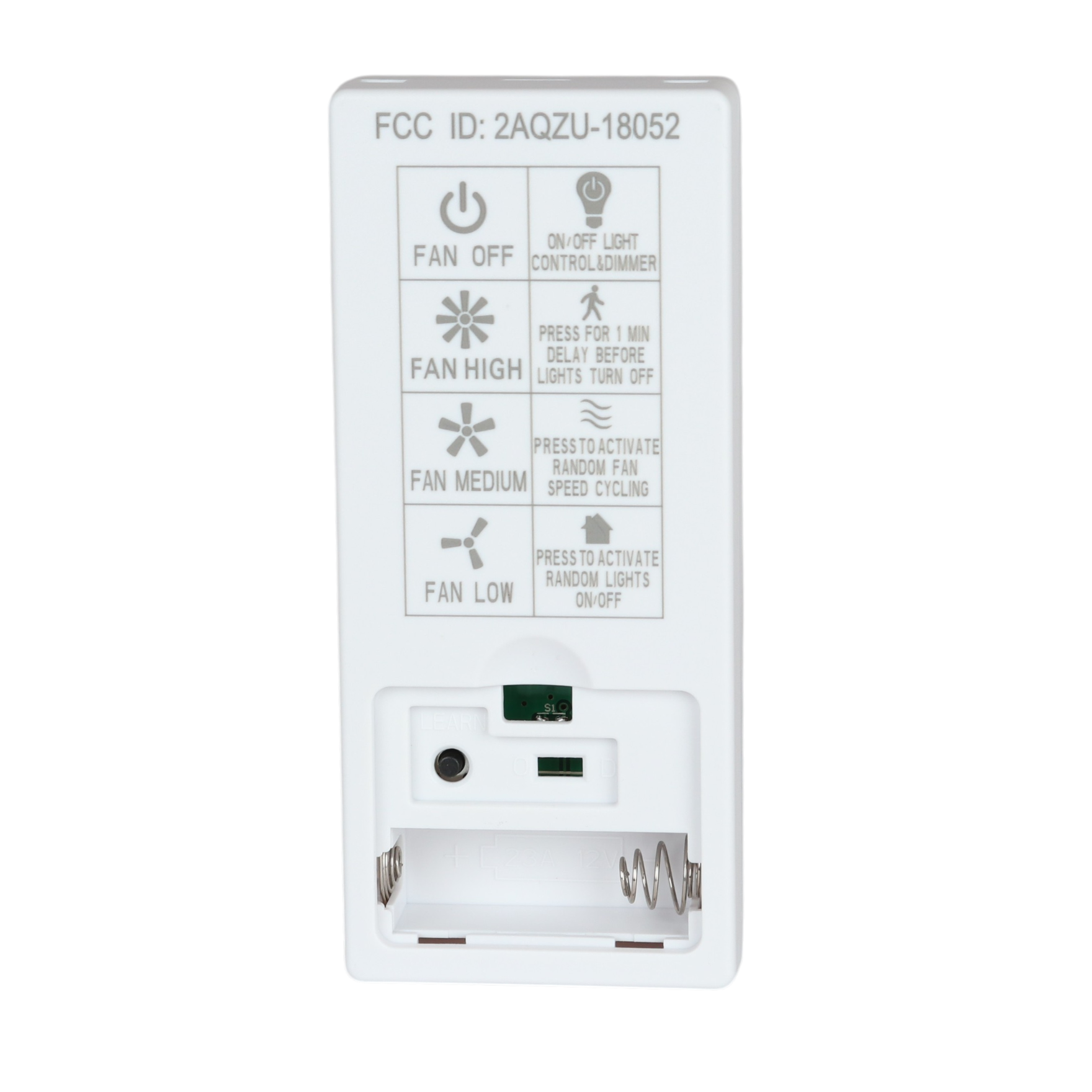 Anderic RRTRA049G1M Replacement Ceiling Fan Remote Control For Harbor Breeze 2AQZU-18052 | 304 MHz