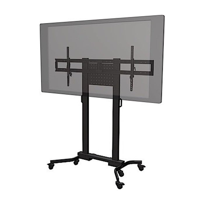 Heavy duty mobile cart for displays larger than 70+''