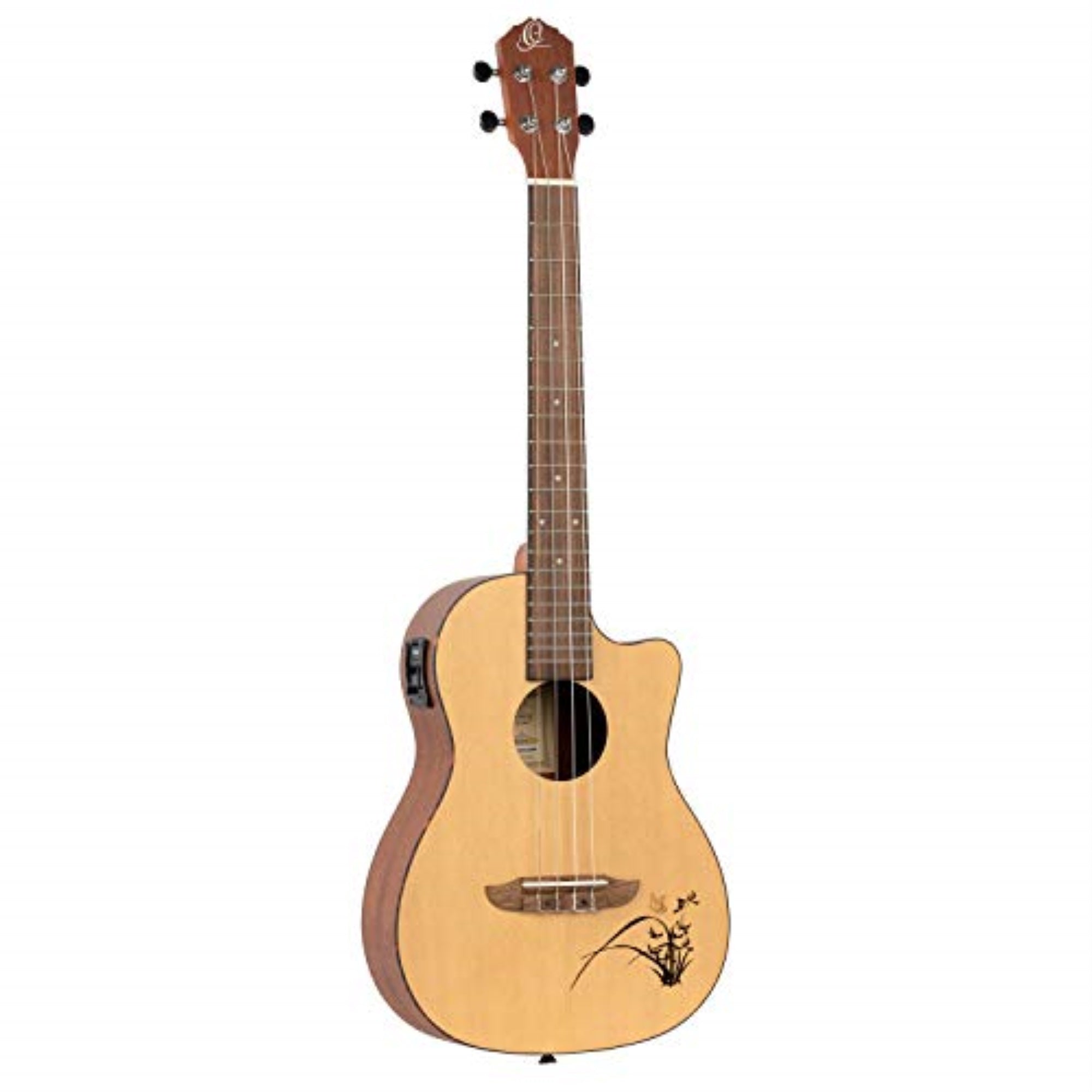 Bonfire Series Baritone Acoustic Electric Ukulele