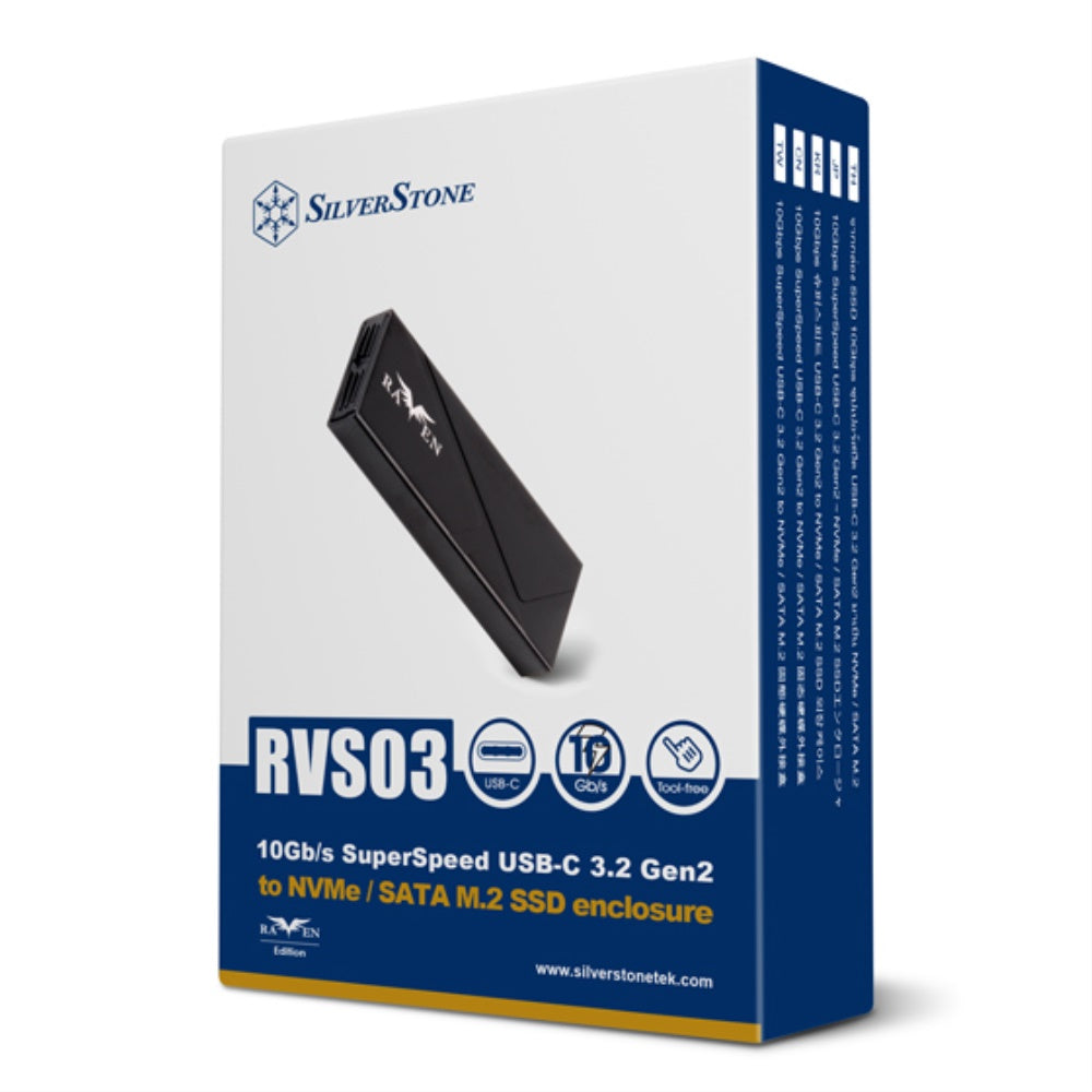10Gbps Superspeed Usb C 3.2 Gen2 To Nvme / Sata M.2 Ssd Enclosure