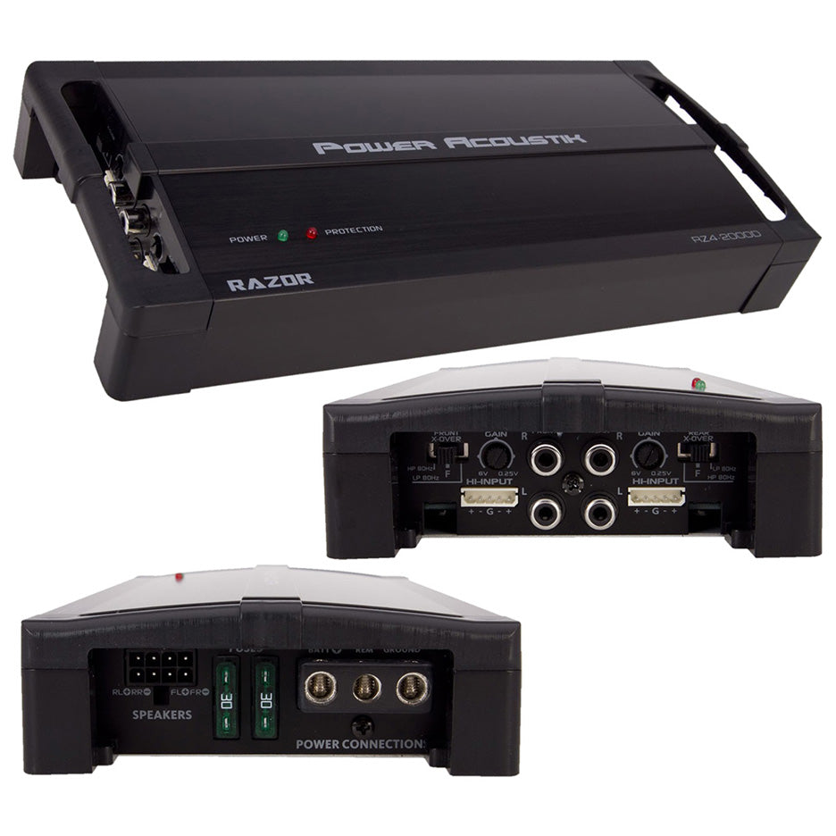 Power Acoustik Class D 4Ch 2000W Amplifier