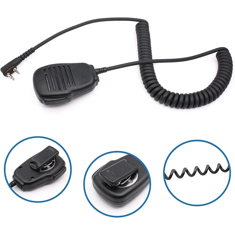 HM-186LS Speaker Microphone for ICOM ID-31E ID-51E ID-52E IP100H IP501H IC-F200 IC-U20 ID-50E IP503H ID-52A ID-50A ID-31A radios