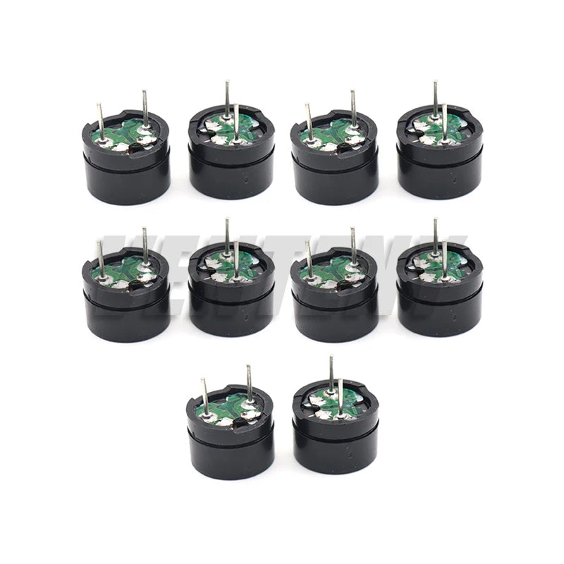 10Pcs 42R 12085 Passive Buzzer 12MMx8.5MM Resistance in Common Use Mini Piezo Buzzers Kit,12085 42R for Arduino