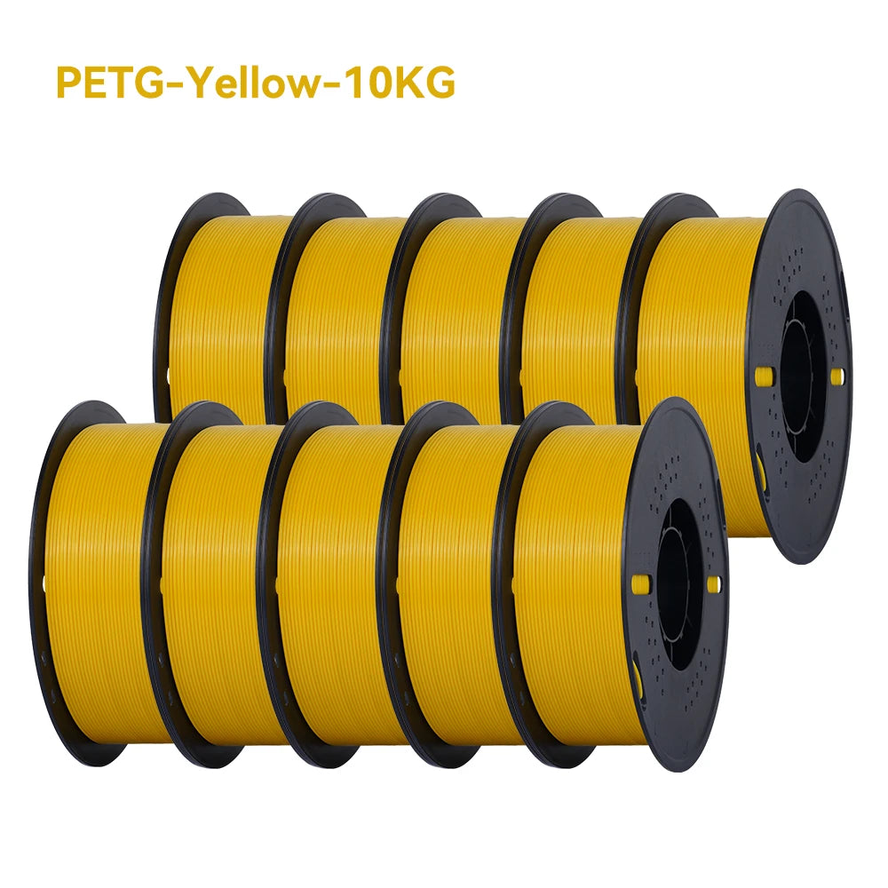KINGROON 10KG 1.75mm PETG Filament Tangle-Free, High Quality 3D Printing Eco-friendly Plastic Consumables 22LBS, Vacuum Packaging 3D Printing
