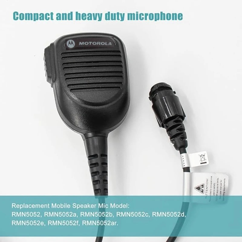 RMN5052A Hand PTT Mic Speaker Microphone for MOTOTRBO DGM4100 DGM6100 DM3400 DM3601 DM4400 M8220 M8268 M8620 XPR4300 XPR4550
