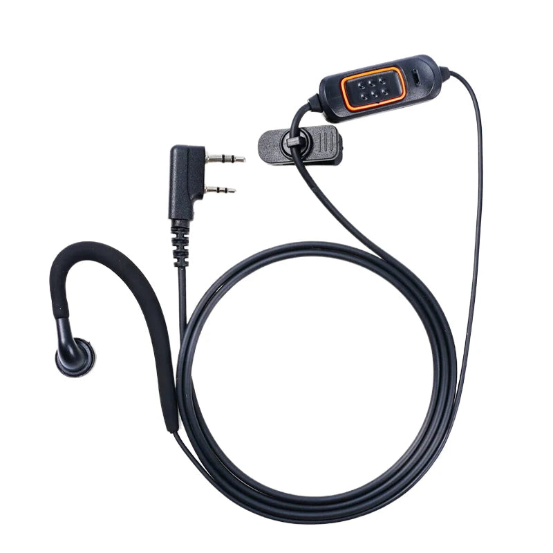 2Pin Baofeng 780 Headset Mic earphone For BaoFeng UV-5R UV-5RH UV-21 PRO Quansheng UV-K6 Walkie Talkie Two Way Radio Accessories