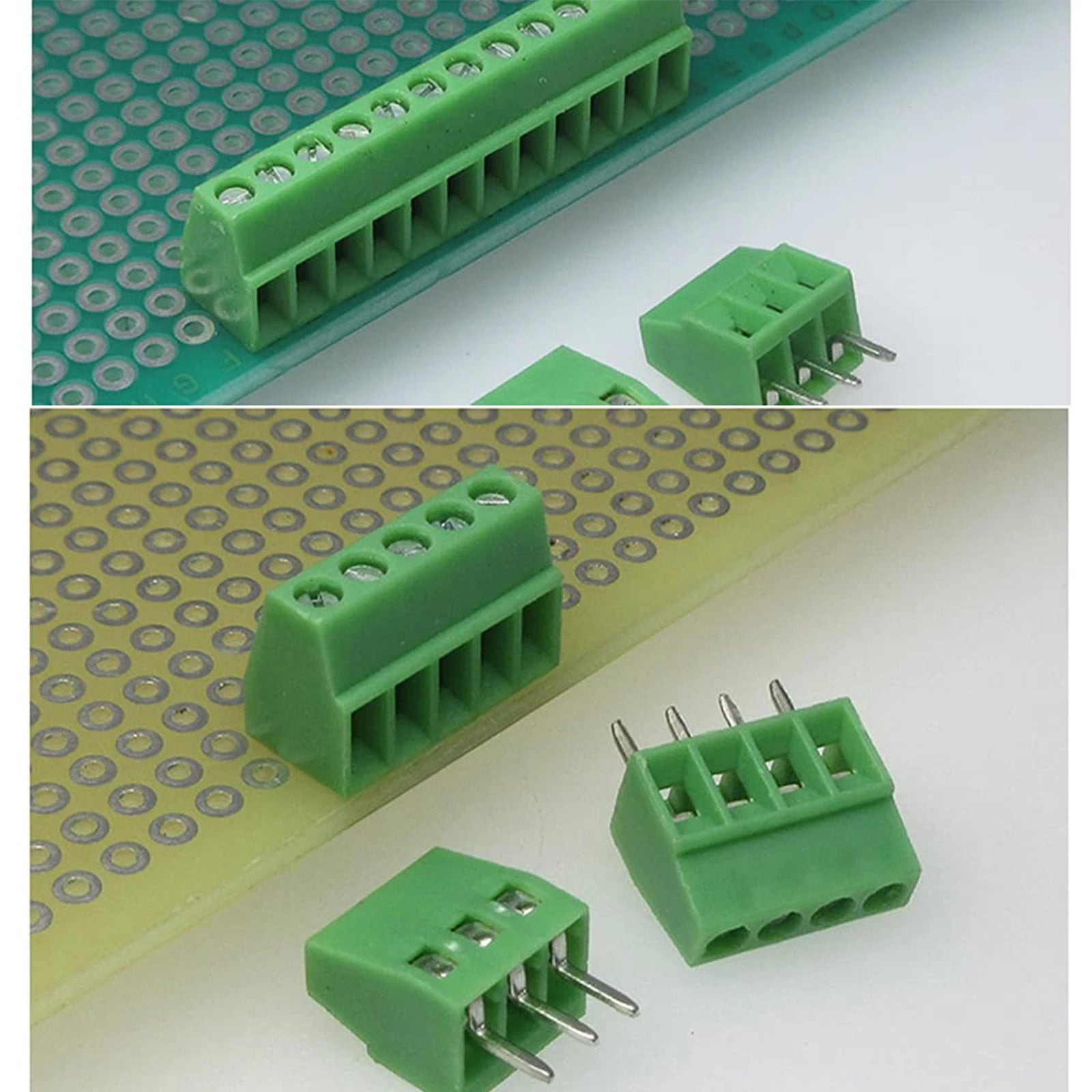 KF128 2.54mm PCB Screw Terminal Block Connector Kit For Wires 2P 3P 4P 5P 6P 7P 8P 9P 10P 12P 14P 16P