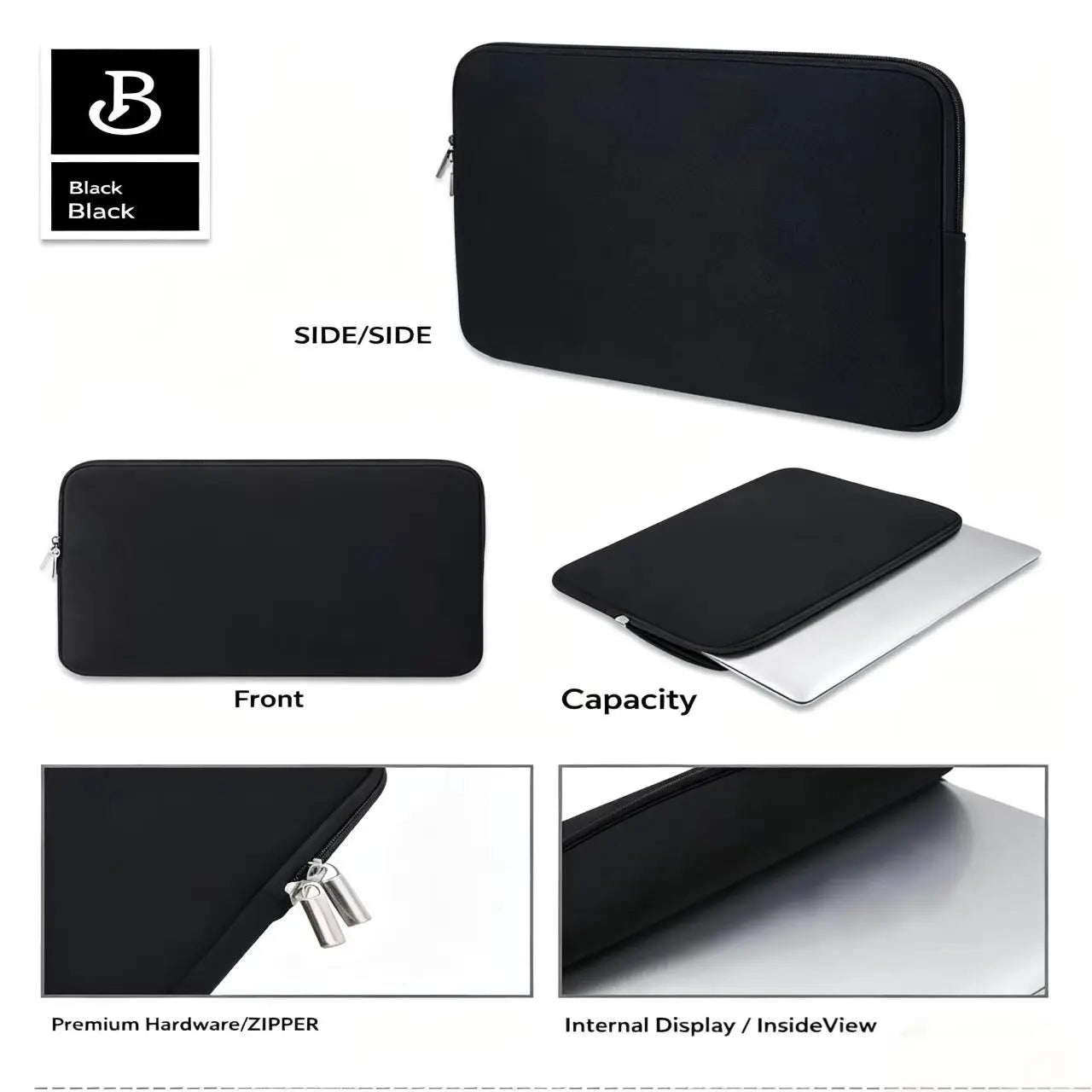 Laptop Inner Pocket with Shockproof Foam,13-16 inch MacBook Universal Laptop Bag