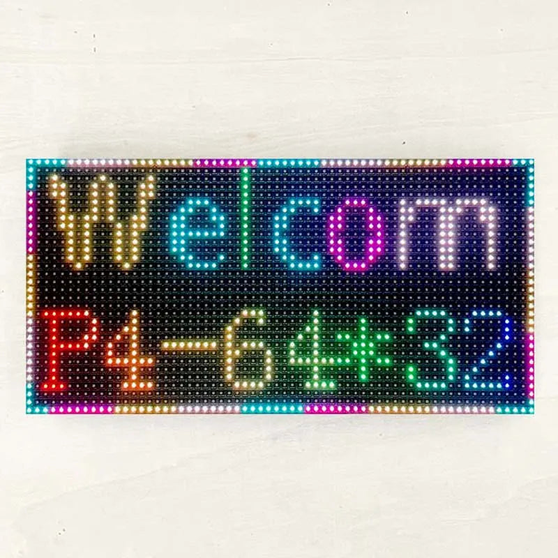 LED Video Wall Indoor P4 Full Color SMD HUB75 Module Conference Room Electronic Screen LED Display  RGB LED Panel 256*128mm