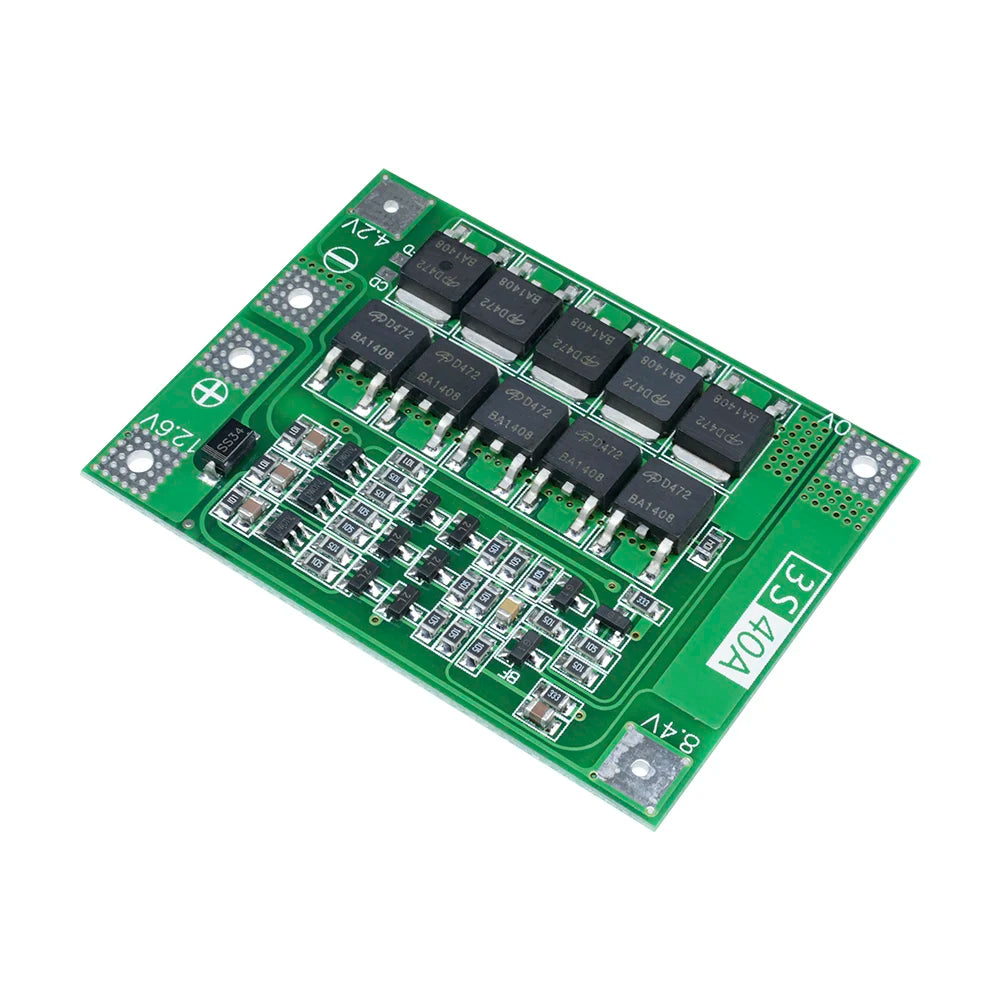 BMS 3S 12V 40A Lithium Battery Protection Board 18650 Lithium Battery Charging Protector Same Port