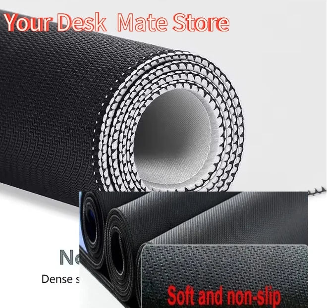 Pink Leopard Print Mouse Pad HD Printing Large Seaming Waterproof Mouse Pad Anti-slip Gaming Mouse Pad