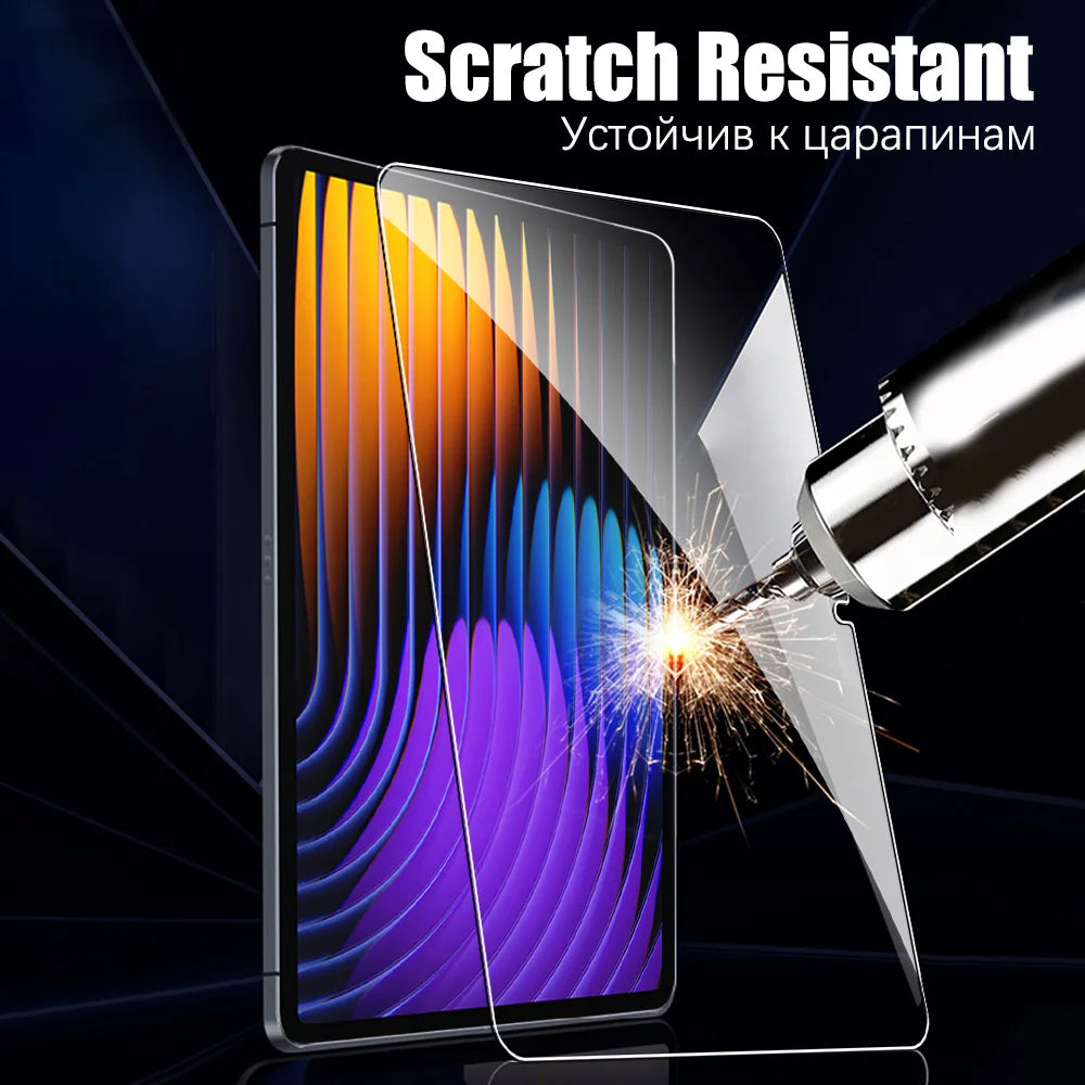 2pcs For Xiaomi Pad 7 Pro 11.2 6 6s Pro 12.4 Screen Protector Tempered Glass For Mi Pad 7 Pro 6 6s Protective Film Accessories
