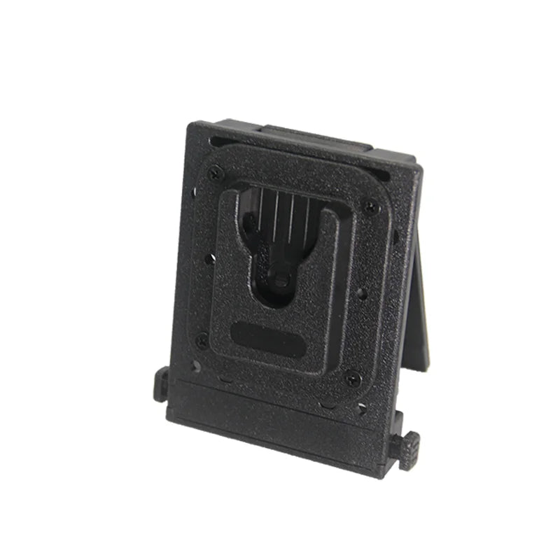 Tactical belt bracket for walkie-talkies, Handset modified with back clip, quick-release MOLLE dual-slot clip-style waist Clamp