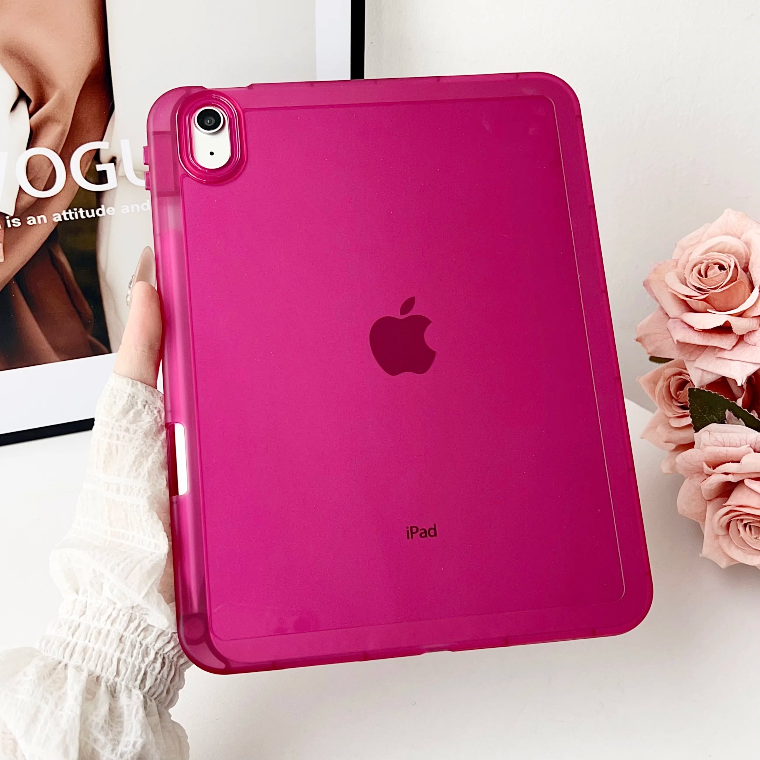For iPad 5th 6th 9.7' 7th 8th 9th 10.2' Air 4 Air 5 Air 11 A16 2025 Pro11 10th iPad Mini 4 5 6 7 Hard PC+TPU Stand Cover Case