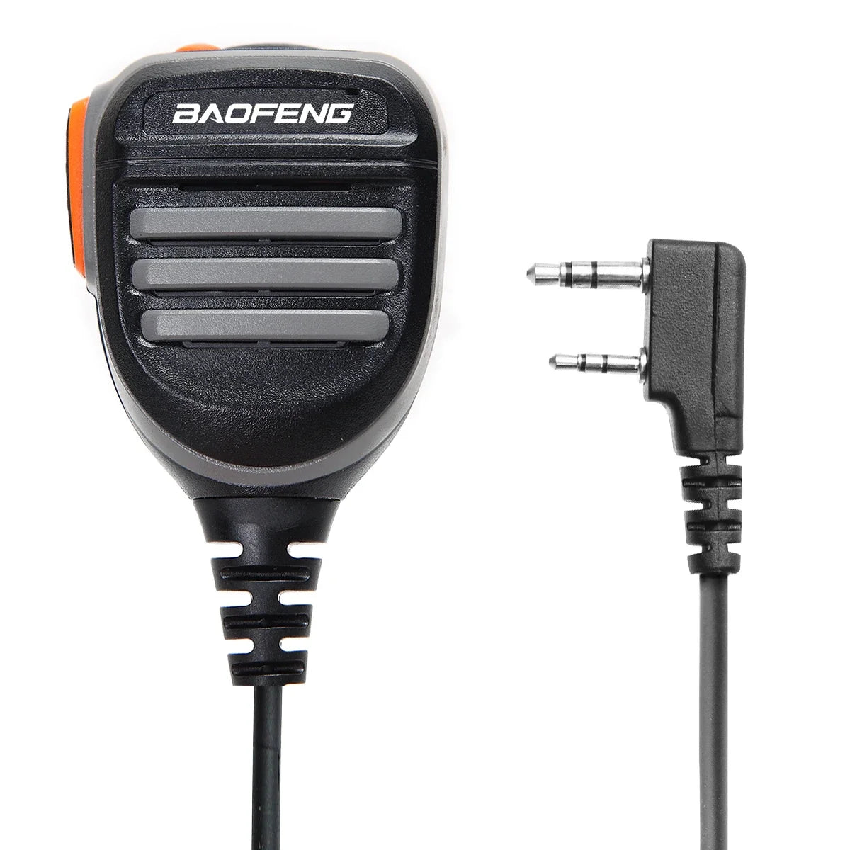 BaoFeng Walkie Talkie 2 Pin PTT Speaker Mic Wholesale for Quansheng UV-K5 K6 Baofeng UV-5R BF-888S UV-5RH 21 17 PRO HAM Radio