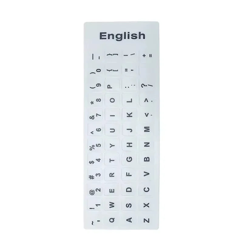 Keyboard Letter Stickers, Computer Keyboard Keycaps Repair Stickers, English Stickers, Notebook Frosted Self-Adhesive Stickers
