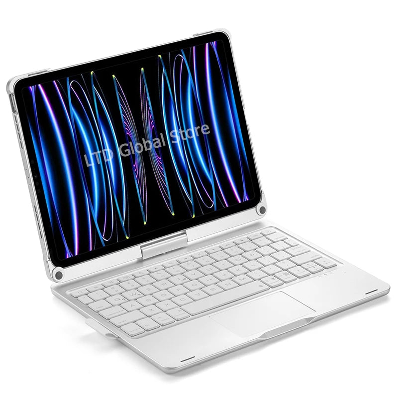 Bluetooth Magic Keyboard Case For iPad Pro 11 2022 2021 2020 2018 Air 5 4 10.9 6 7 8 11 inch 2026 2025 2024 Tablet Case Keyboard