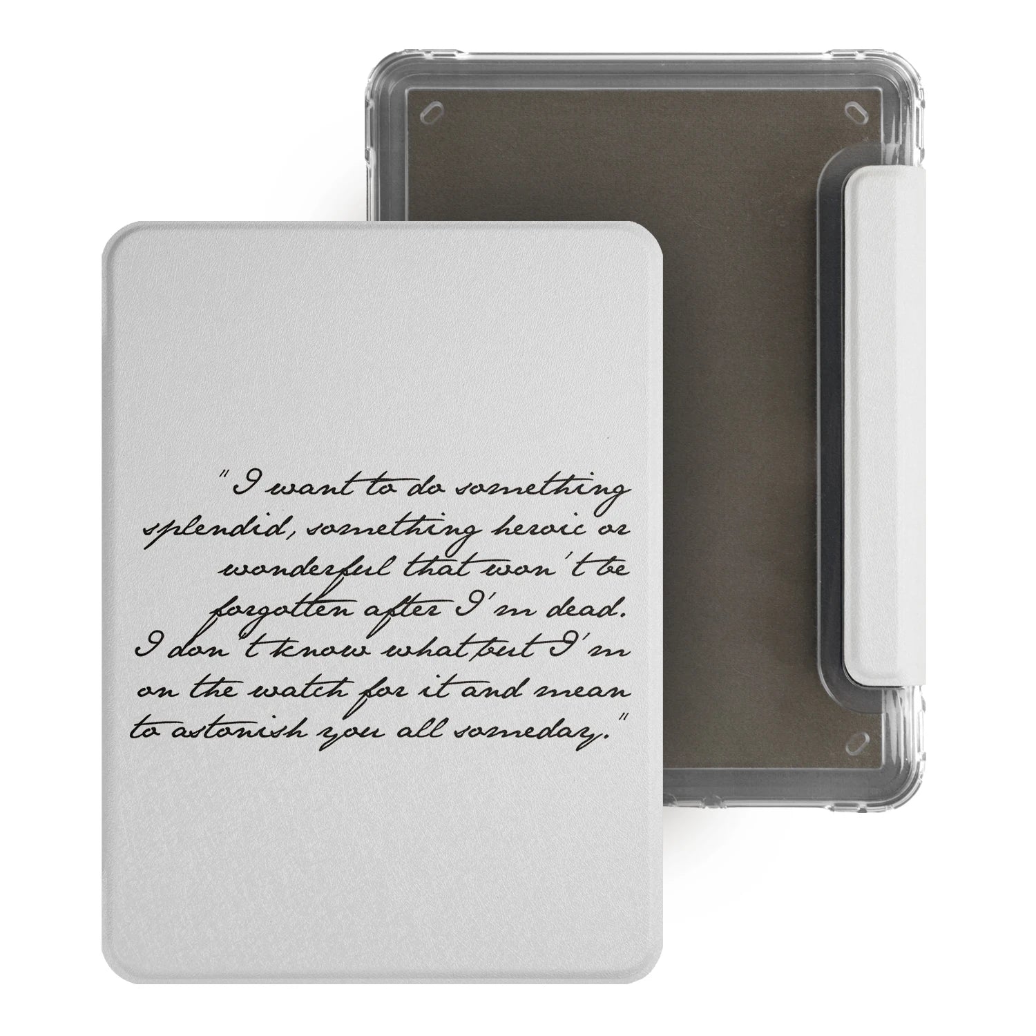 Twosheep suit for Kindle 11th Colosoft Paperwhite 12th 11th 10th 7th Magnetic Detachable Clear Back Auto Wake Sleep Vintage Book