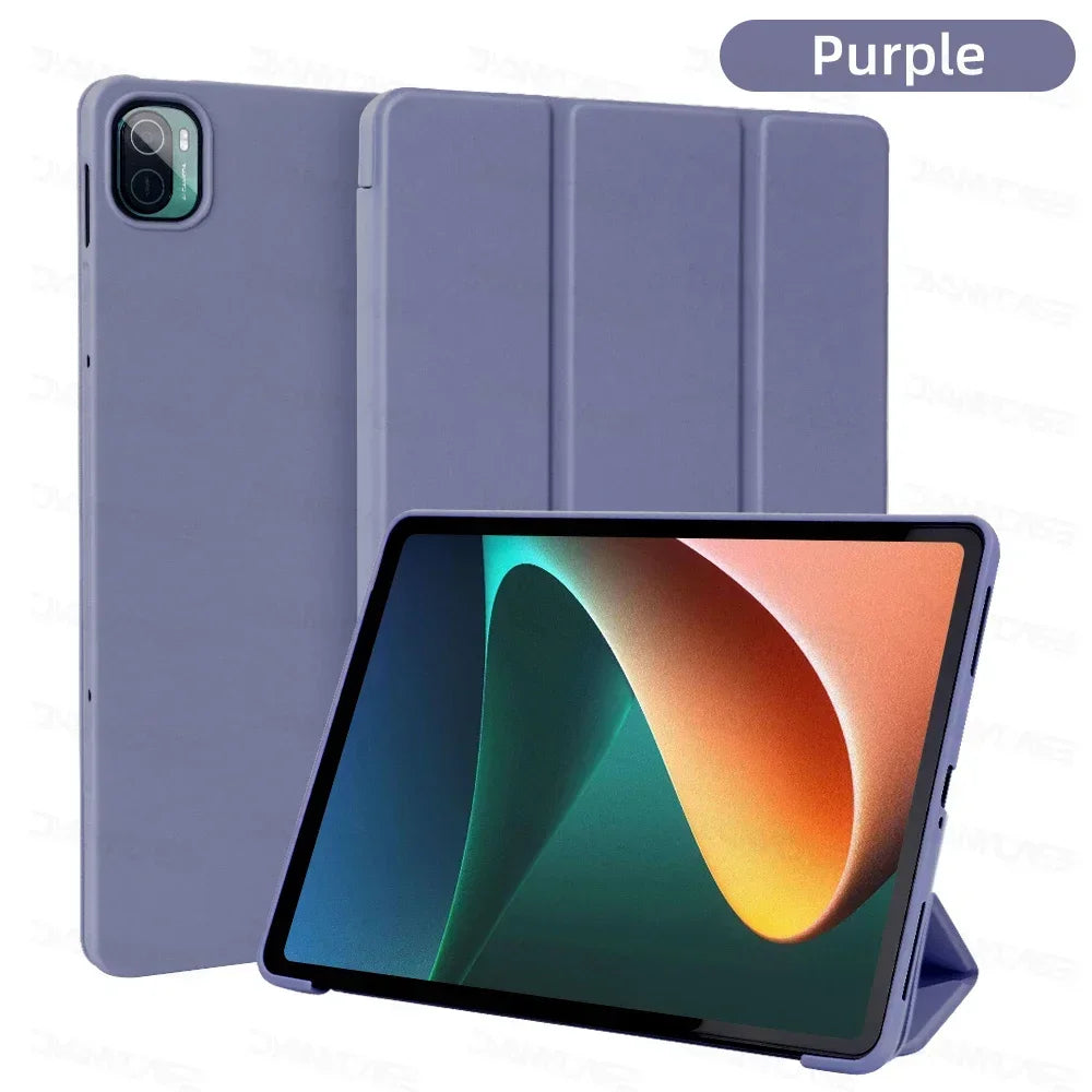 Tablet Cases for Xiaomi Mi Pad 5/6 5 6 Pro 11in 7 7pro 11.2 For 2024 6S Pro 12.4in Support Magnetic Charging Funda Tablet Cases