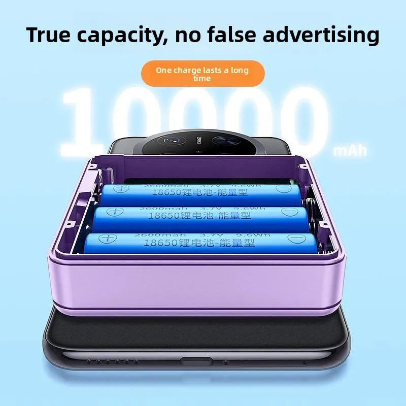 3 Slots 18650 Battery Box DIY Power Bank Charger Shell Fast Charging Case With Charge Cable Mini Solderless Power Supply Housing