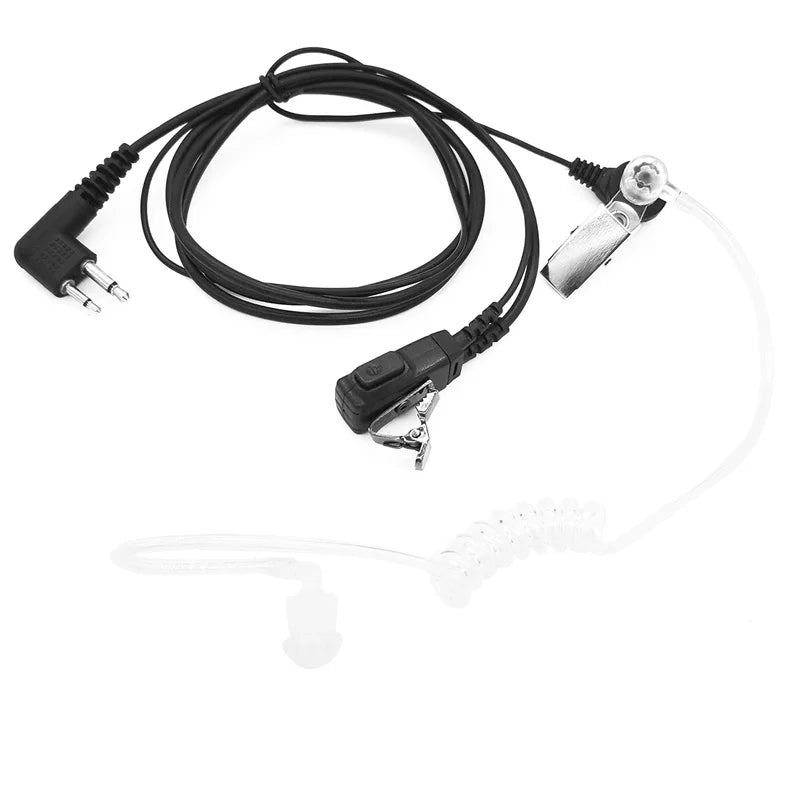 RISENKE Radio Headset for Motorola CP010, CP140, GP68, EP450, DEP450, Acoustic PTT Earpiece, Secret Agent Security