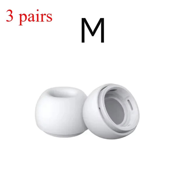 4 Pairs Liquid Silicone Ear Tips for Airpods Pro 1 2 Noise Reduction Pad Earplugs Ear Caps Comes with Cleaning Pen