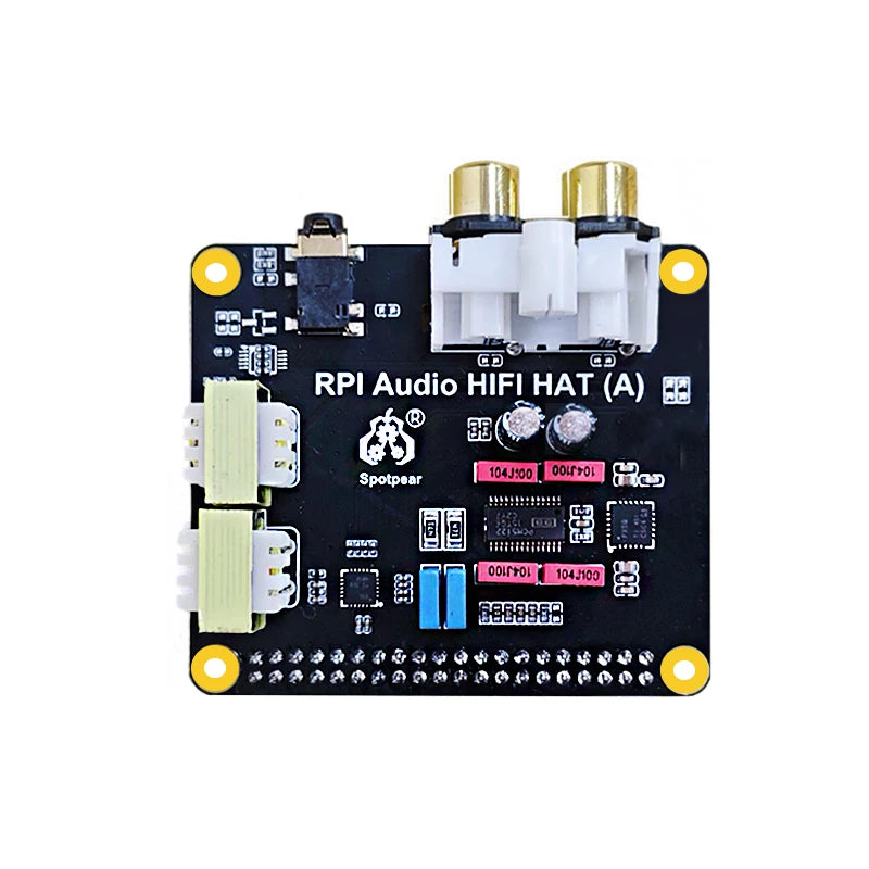 Raspberry Pi5 Audio HIFI HAT PCM5122 I2S Audio Card DAC Also For PI 5 / PI4 /PI3 /Zero Series