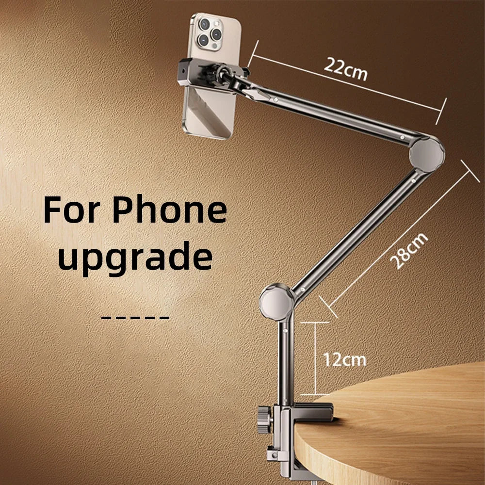 Tablet Bracket for Bed iPad Stand 360° Rotating Bed Tablet Mount Stand with 90cm Metal Arm For 4.7~12.9 inch Phone Tablet Holder