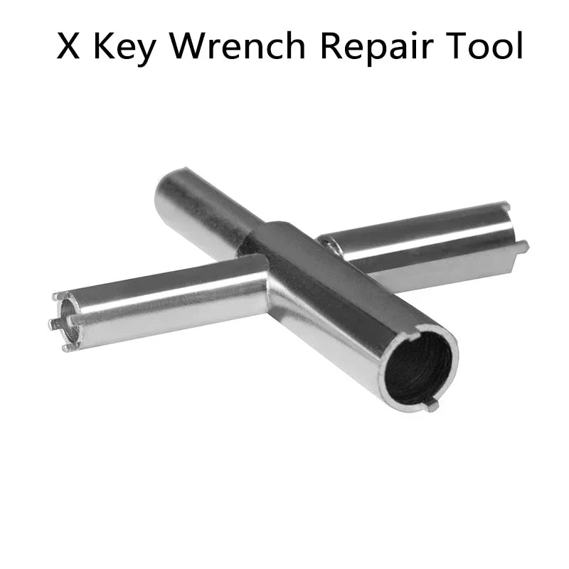 4 Way X Key Walkie Talkies Wrench Repair Tool Destuffing Spanner Compatible with Baofeng Kenwood Motorola Quansheng TYT Radios