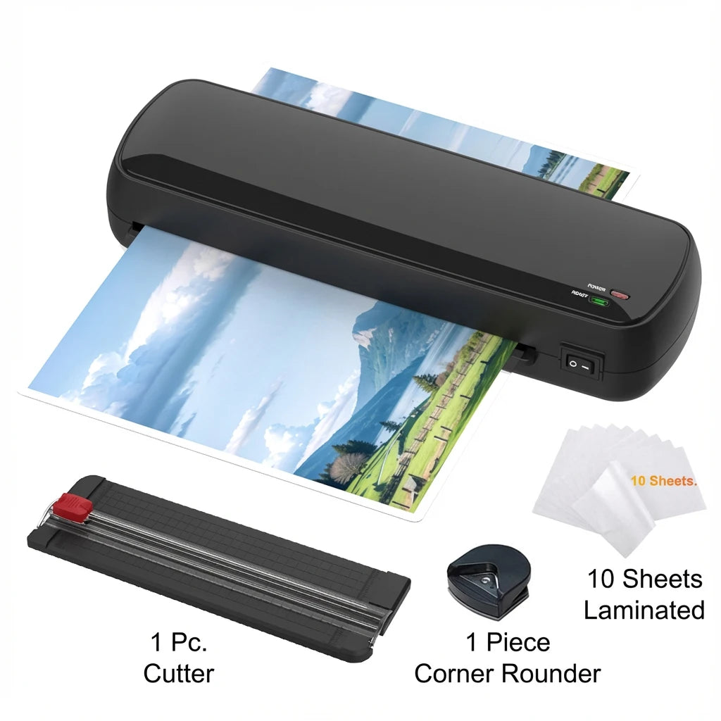 4-In-1 Laminator Machine, It Has Quick Warm-Up, Fast Laminating Documentation and Photos, Increases Their Long-Term Color Preservation