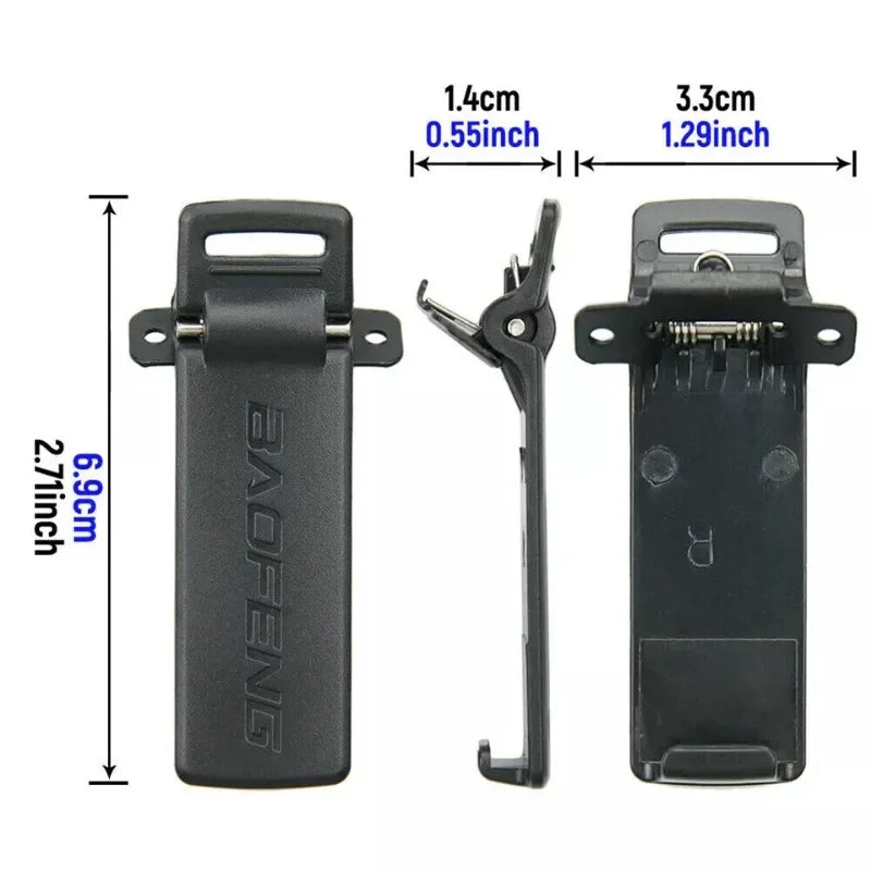 50Pcs Radio Belt Clip Replacement Walkie Talkie Belt Clip for Baofeng UV-5R UV-5Ra UV-5Rb UV-5Rc UV-5Rd UV-5Re Two Way Radio
