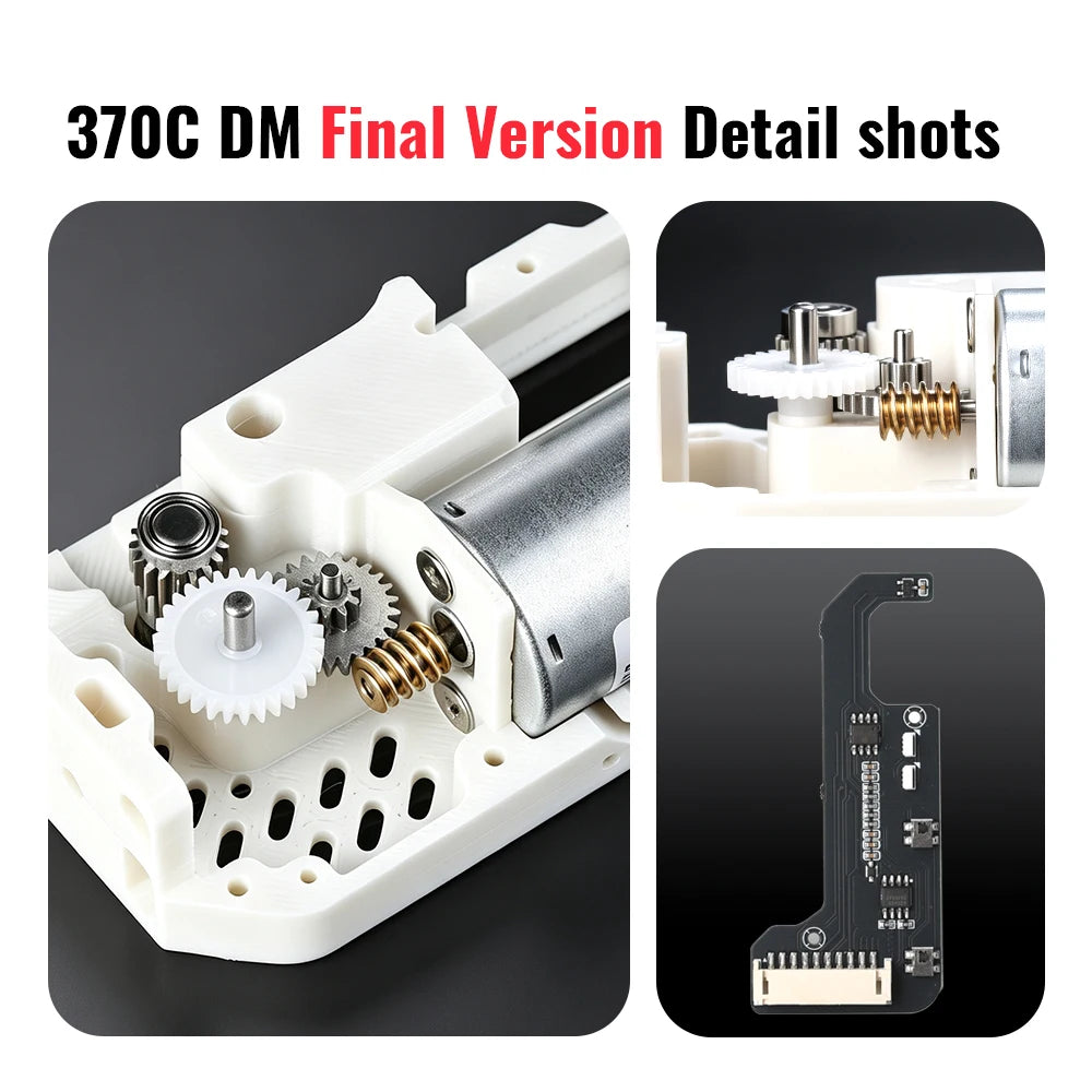 BLV BMCU Final 370C / 370C DM Upgrade Metal Gears, High‑Torque AMS Automatic Feeding MMU Solution for A1, A1 Mini, X1, P1 Series