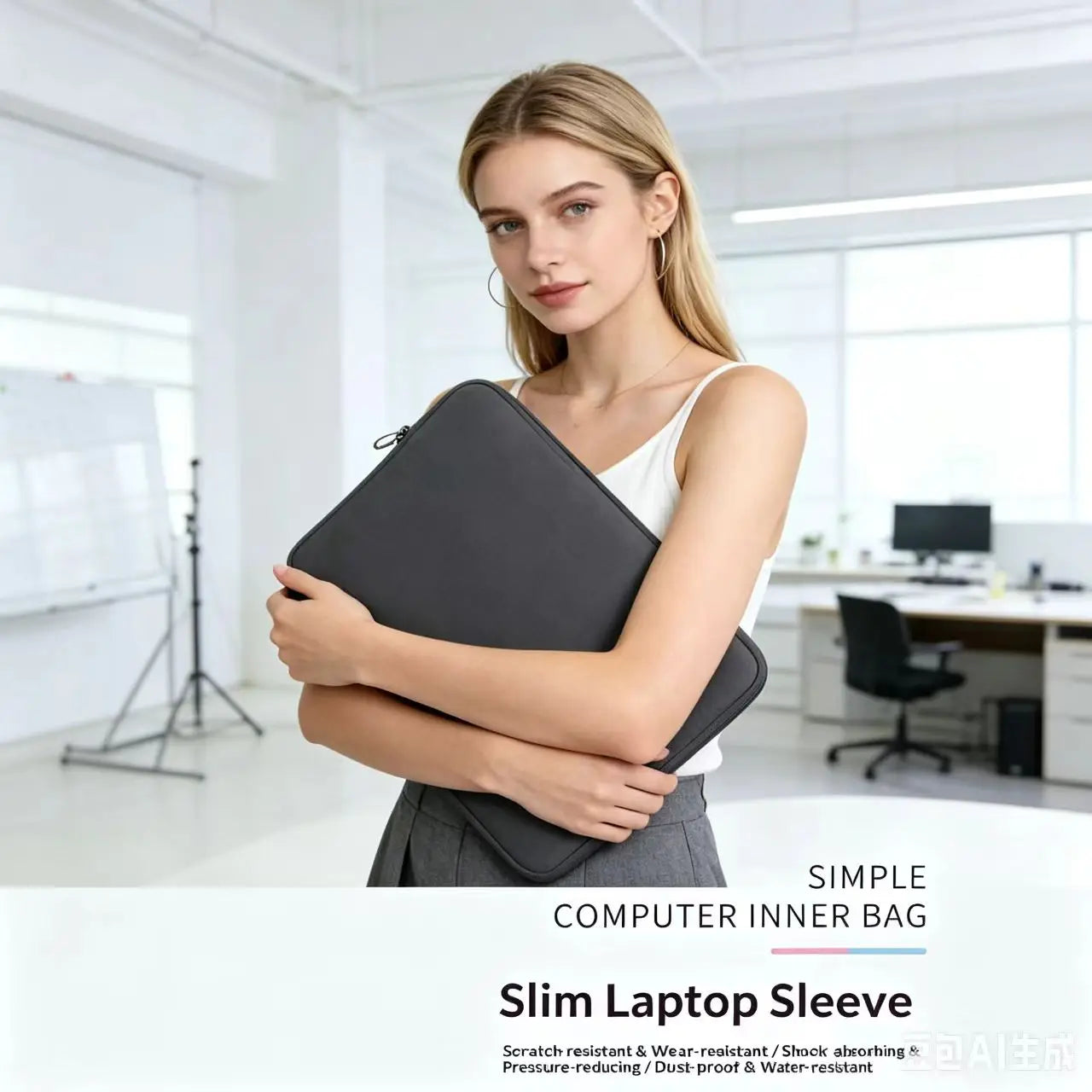 Laptop Inner Pocket with Shockproof Foam,13-16 inch MacBook Universal Laptop Bag