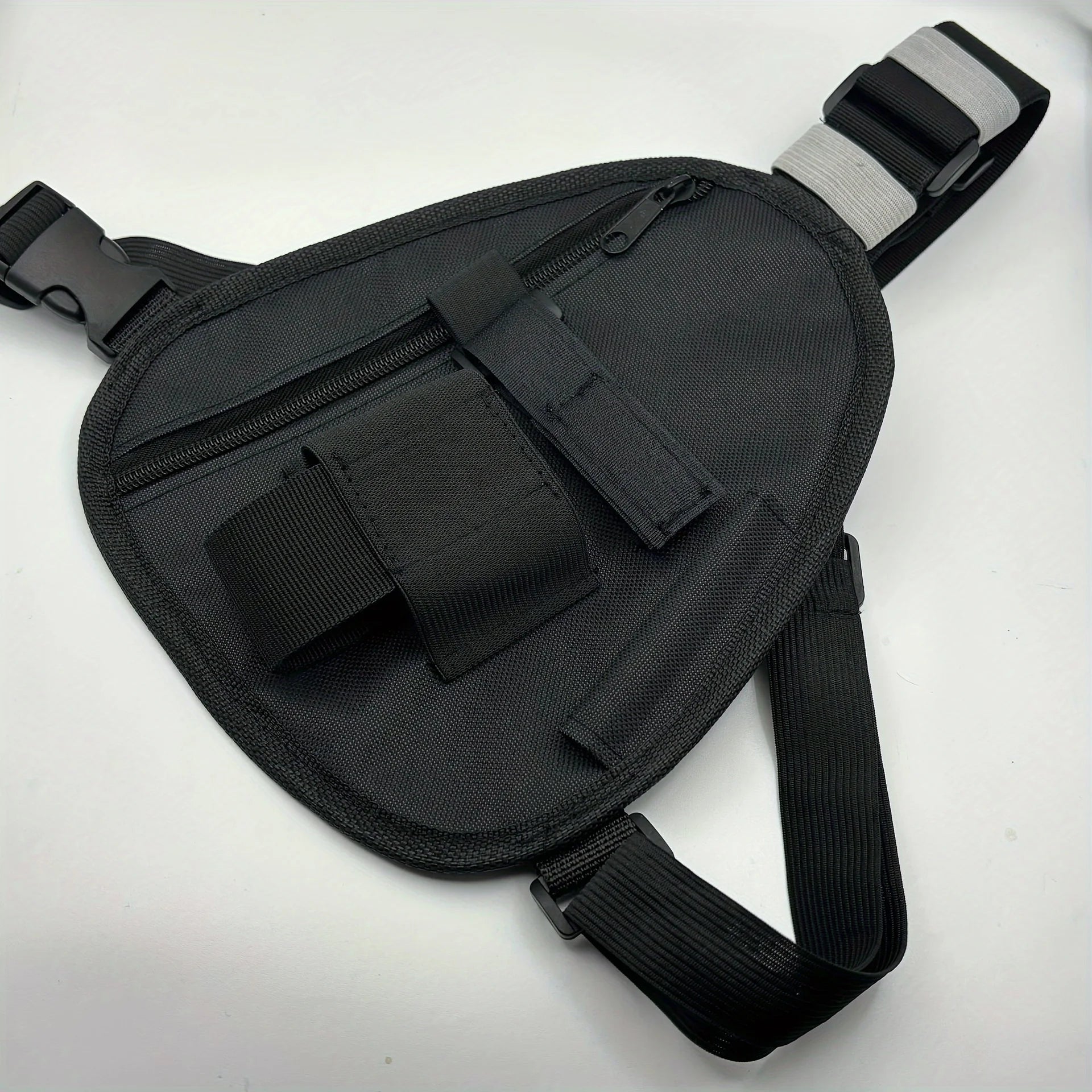 Outdoor walkie talkie chest pocket storage bag, portable and lightweight, with zipper pocket, detachable and adjustable,