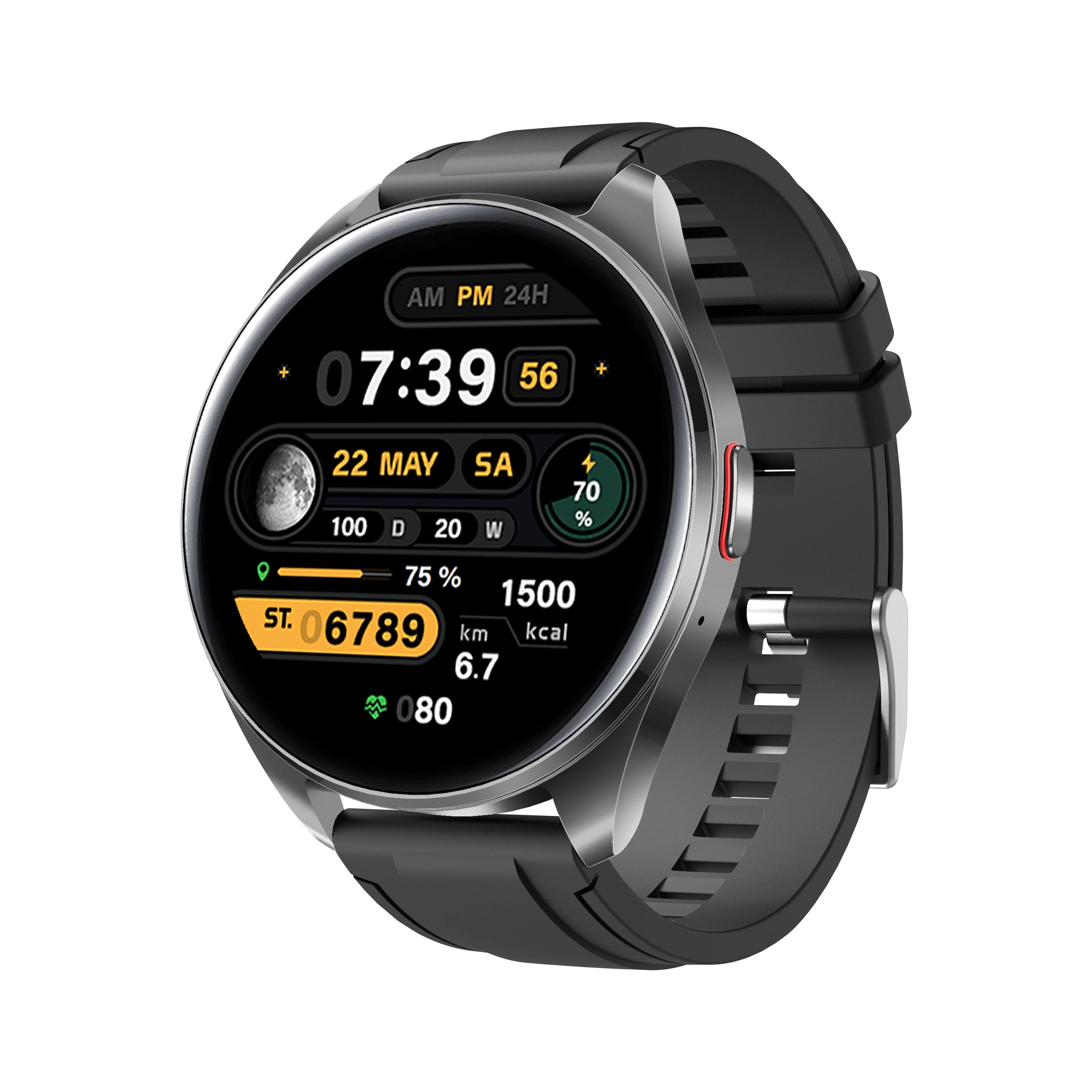 Smart Watch for Men & Women, Wireless Calling Dialing 100+ Sport Modes Fitness Tracker with Various APP Reminders Call Message Reminder Touch Screen Compatible with IOS Android Wearable Smart Bracelet Digital Wristwatch Fall