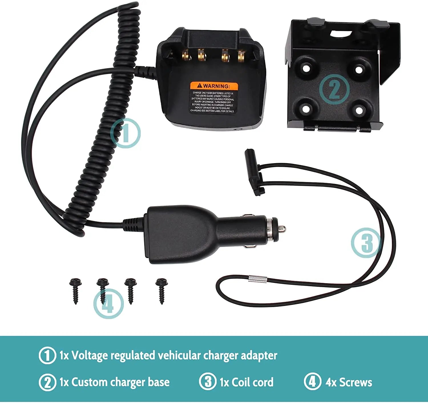 NNTN8525A VEHICULAR TRAVEL CHARGER for MOTOROLA radios DP4801e DP4800 DP4601 DP4400 DP3601 DP3400 DP2600 DP2400e DP4401 DP4600