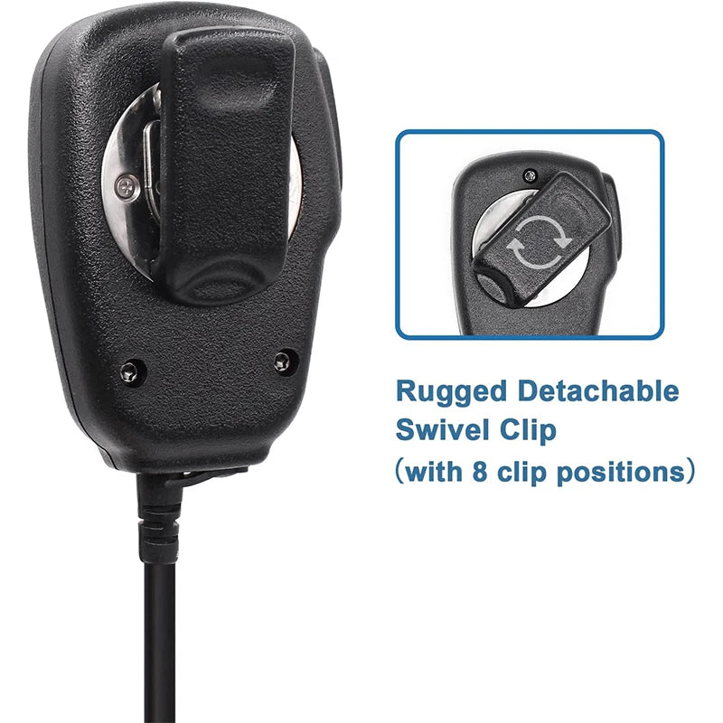 HM-186LS Speaker Microphone for ICOM ID-31E ID-51E ID-52E IP100H IP501H IC-F200 IC-U20 ID-50E IP503H ID-52A ID-50A ID-31A radios