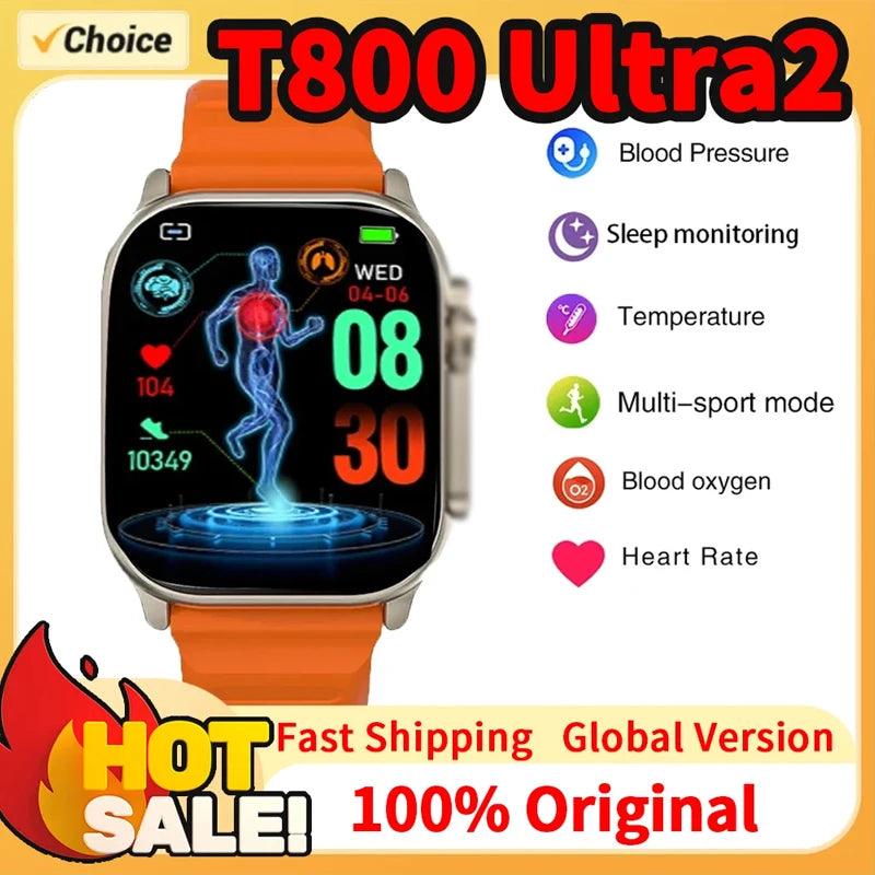 New Watch Smart Watch 49mm 2026 New Men Women  Bluetooth Call BT Music Games Wireless Charging Smartwatch